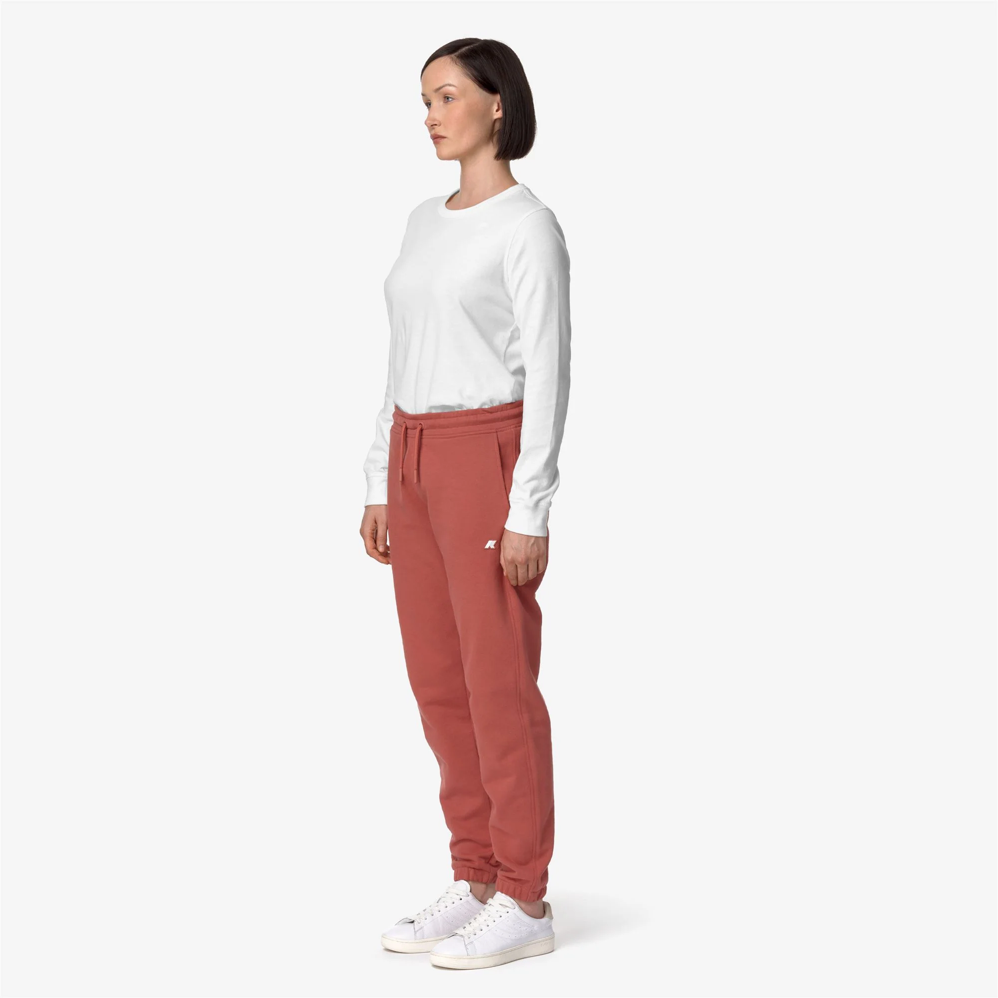 GINEVRETTE FLEECE PEACH - Pants - Sport Trousers - Woman - PINK CEDAR - Image 4