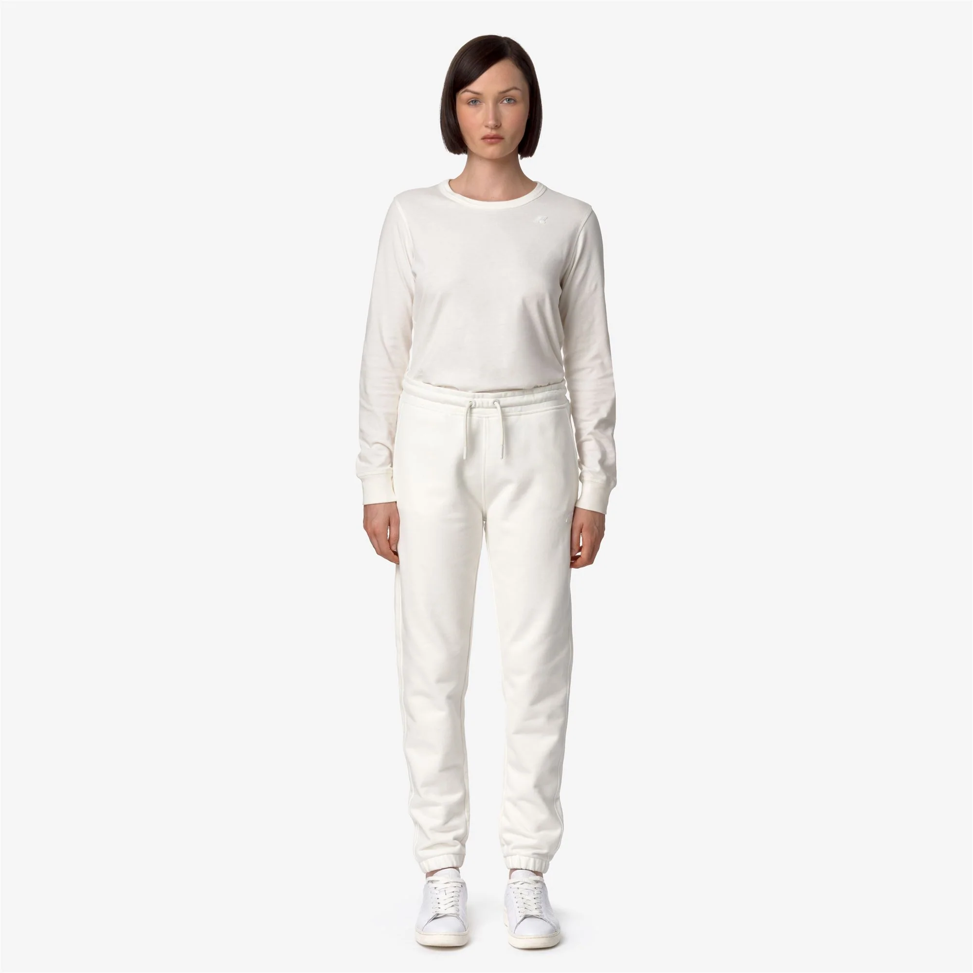 GINEVRETTE FLEECE PEACH - Pants - Sport Trousers - Woman - WHITE GARDENIA - Image 3