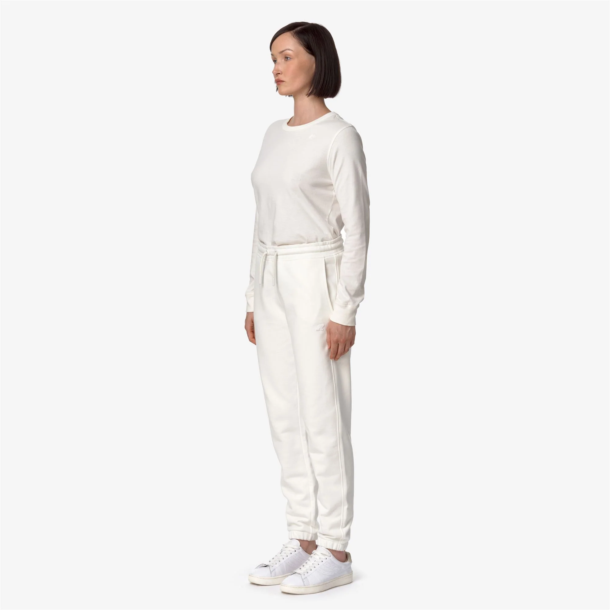 GINEVRETTE FLEECE PEACH - Pants - Sport Trousers - Woman - WHITE GARDENIA - Image 4