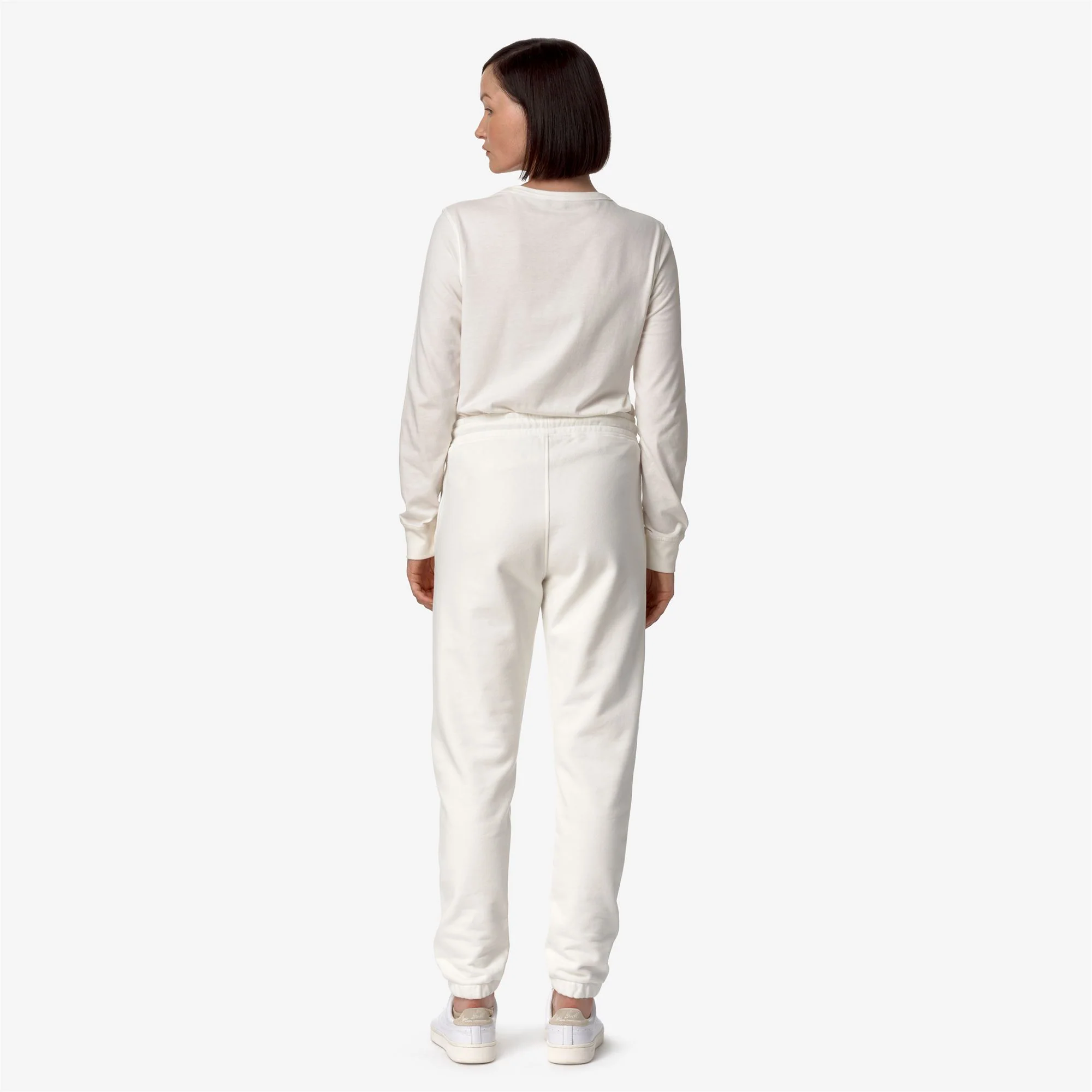 GINEVRETTE FLEECE PEACH - Pants - Sport Trousers - Woman - WHITE GARDENIA - Image 5