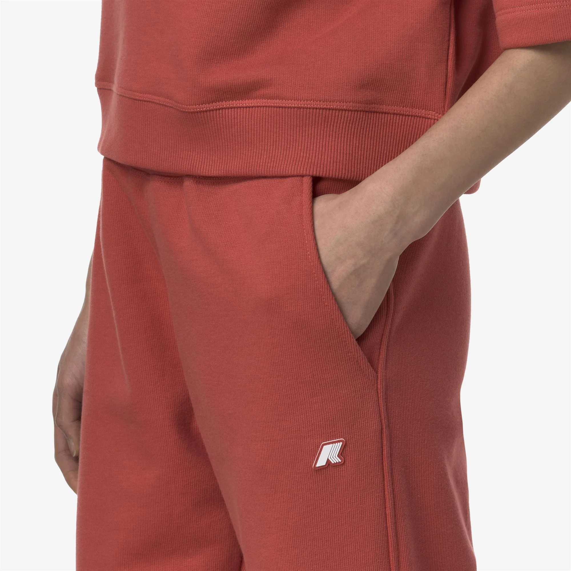 GINEVRETTE FRENCH TERRY - Pants - Sport Trousers - Woman - RED JASPER - Image 2
