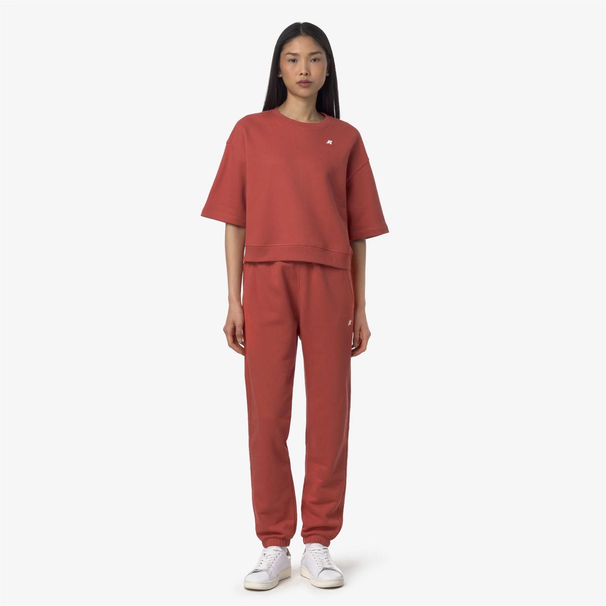 GINEVRETTE FRENCH TERRY - Pants - Sport Trousers - Woman - RED JASPER - Image 3