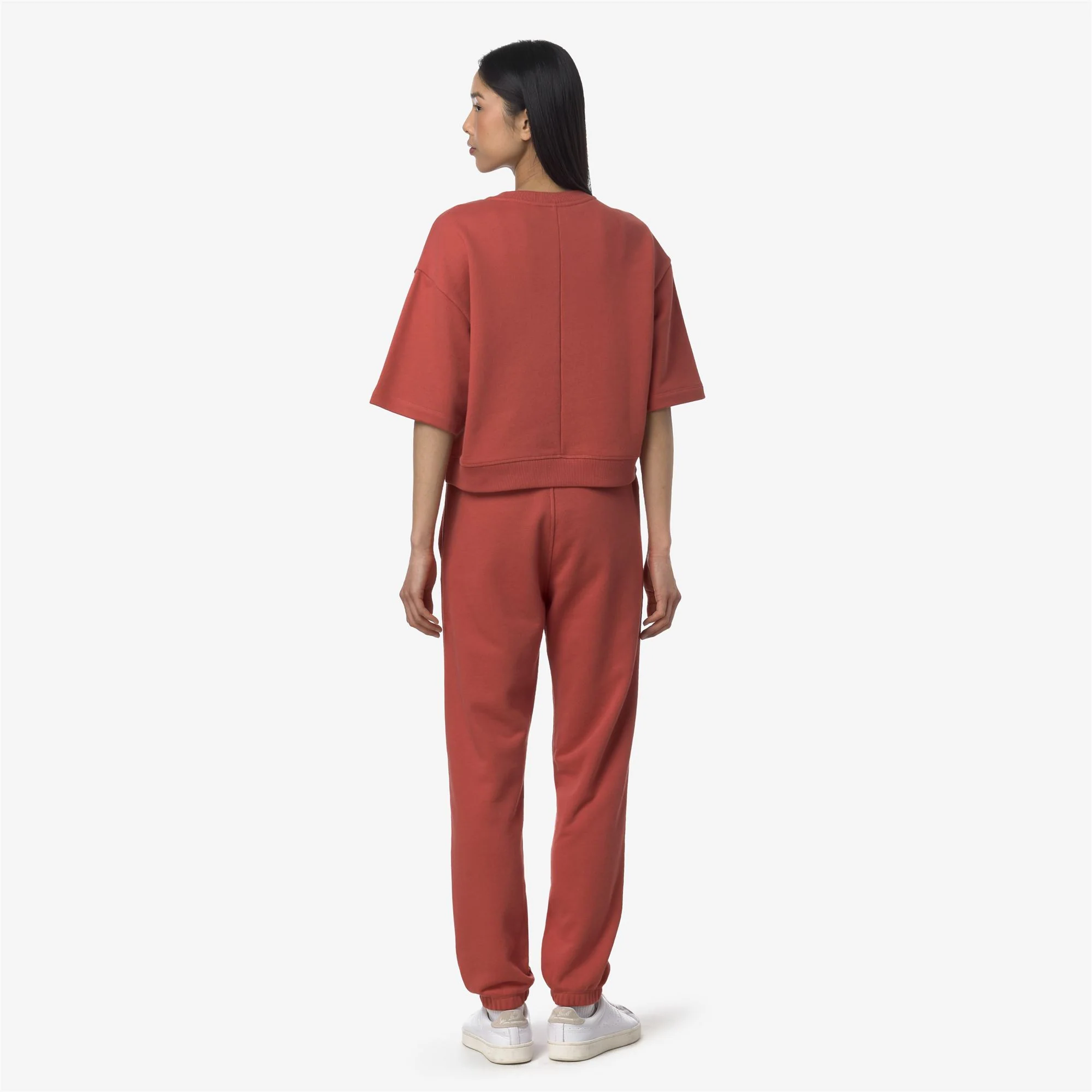 GINEVRETTE FRENCH TERRY - Pants - Sport Trousers - Woman - RED JASPER - Image 5