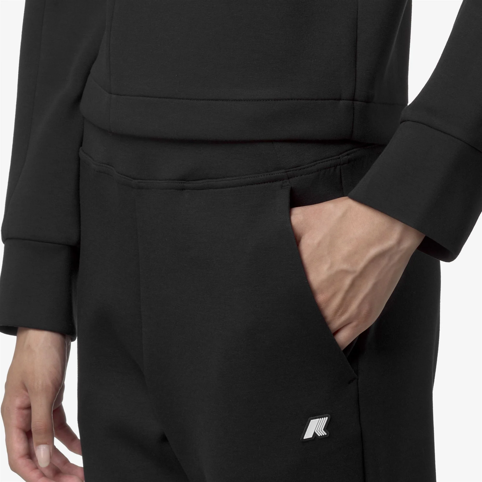 GINEVRETTE LIGHT SPACER - Pants - Sport Trousers - Woman - BLACK PURE - Image 2