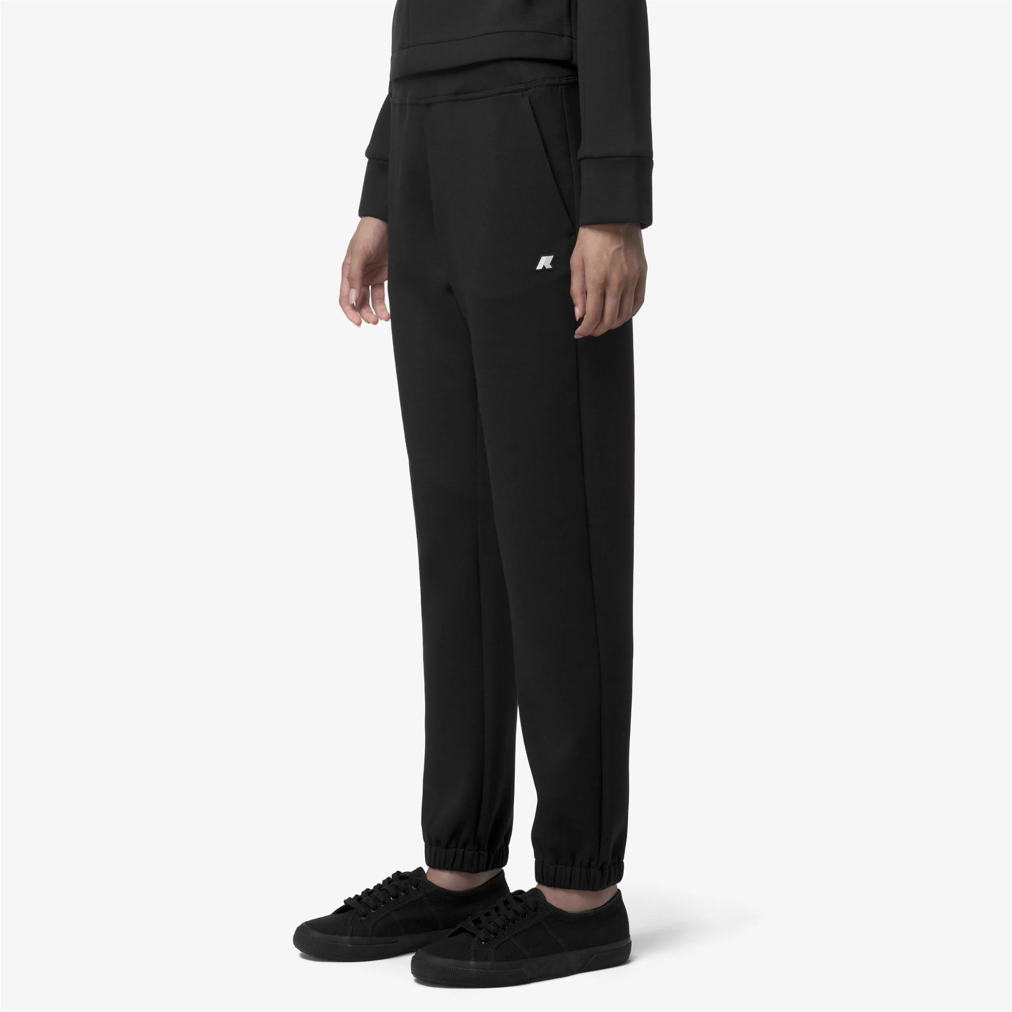 GINEVRETTE LIGHT SPACER - Pants - Sport Trousers - Woman - BLACK PURE - Image 4