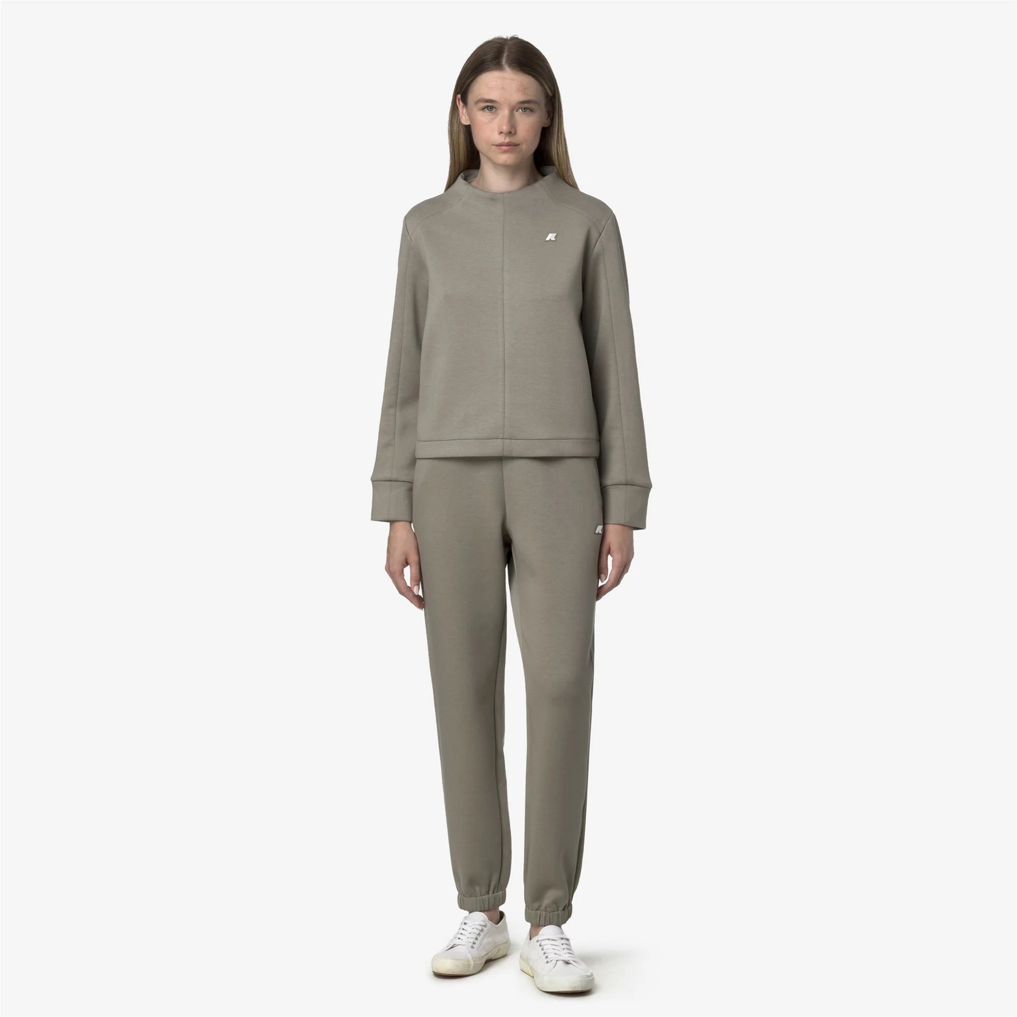 GINEVRETTE LIGHT SPACER - Pants - Sport Trousers - Woman - GREEN OAK - Image 3