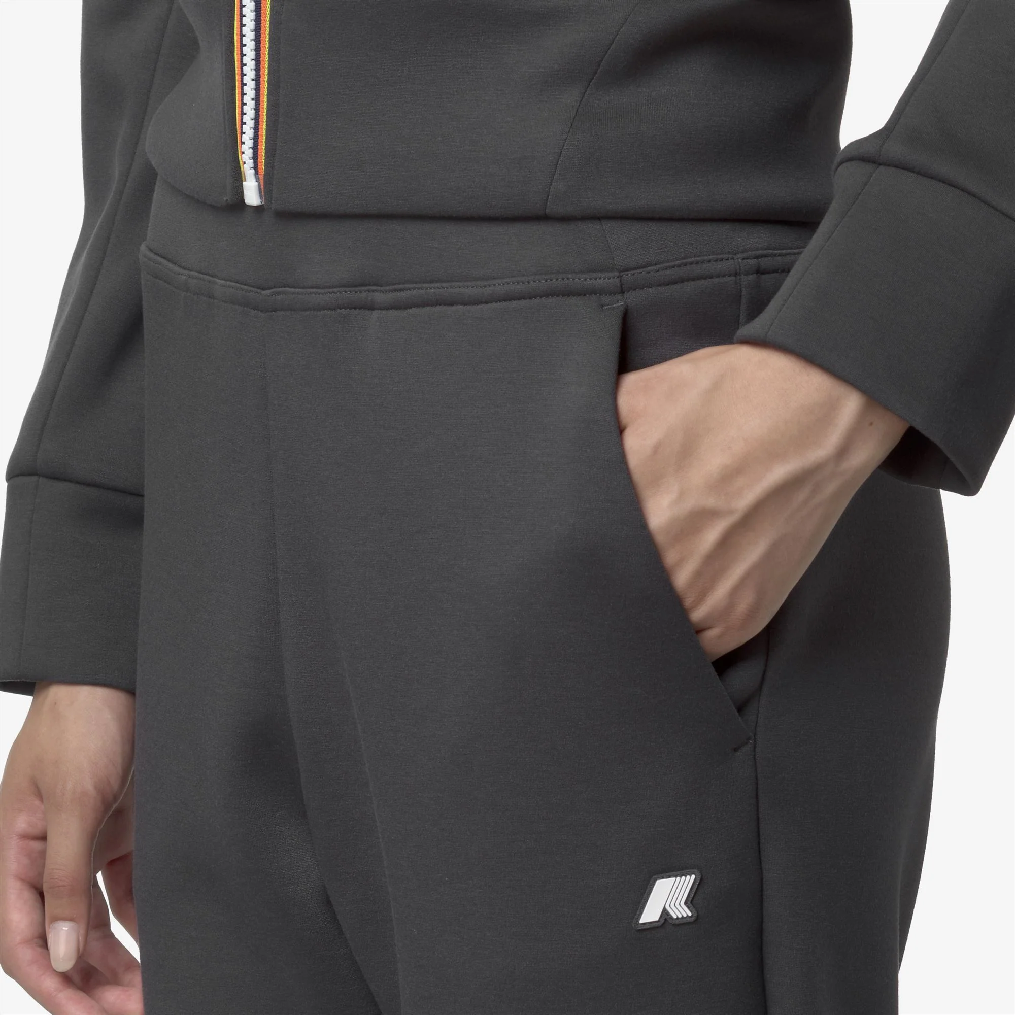 GINEVRETTE LIGHT SPACER - Pants - Sport Trousers - Woman - GREY SHADOW DK - Image 2