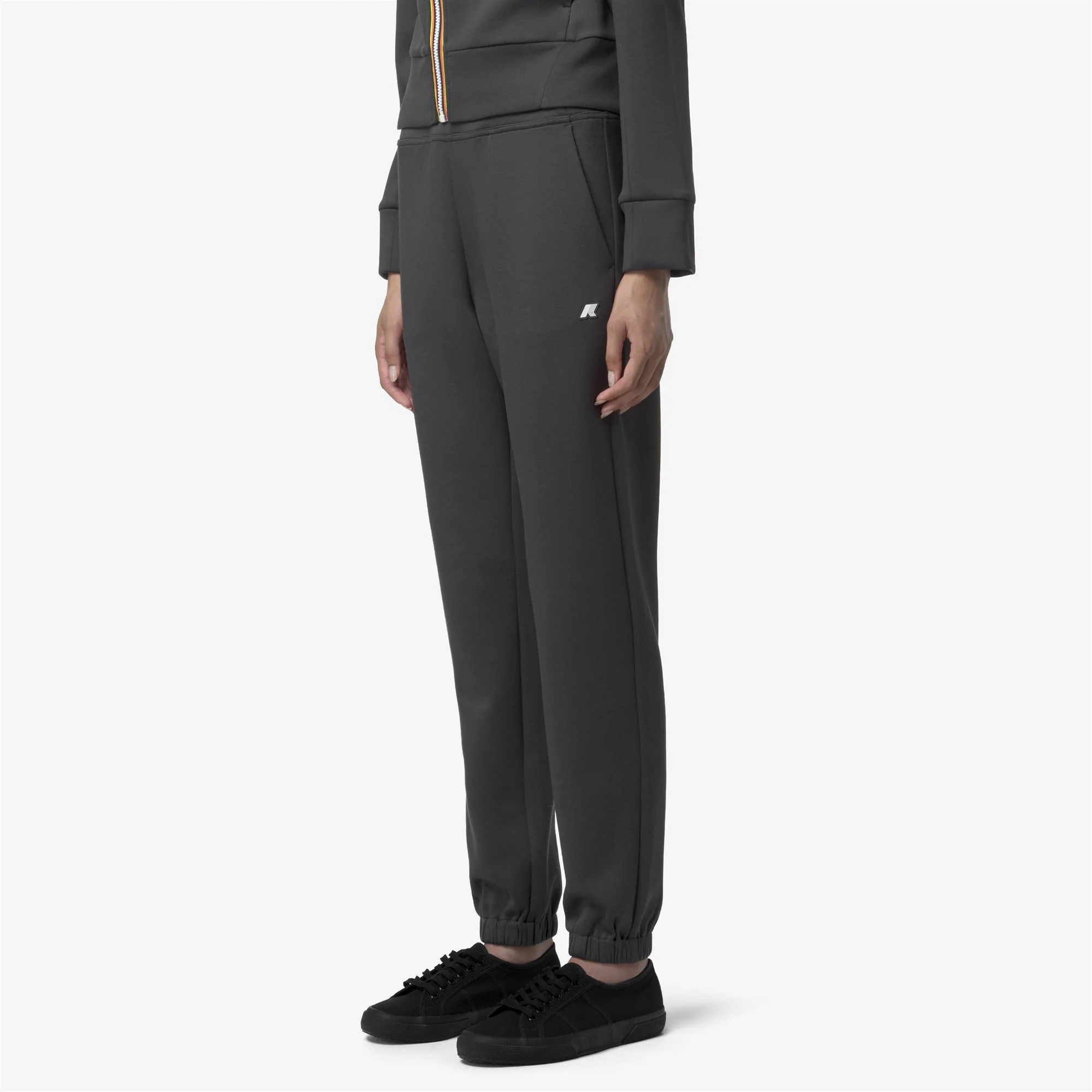 GINEVRETTE LIGHT SPACER - Pants - Sport Trousers - Woman - GREY SHADOW DK - Image 4