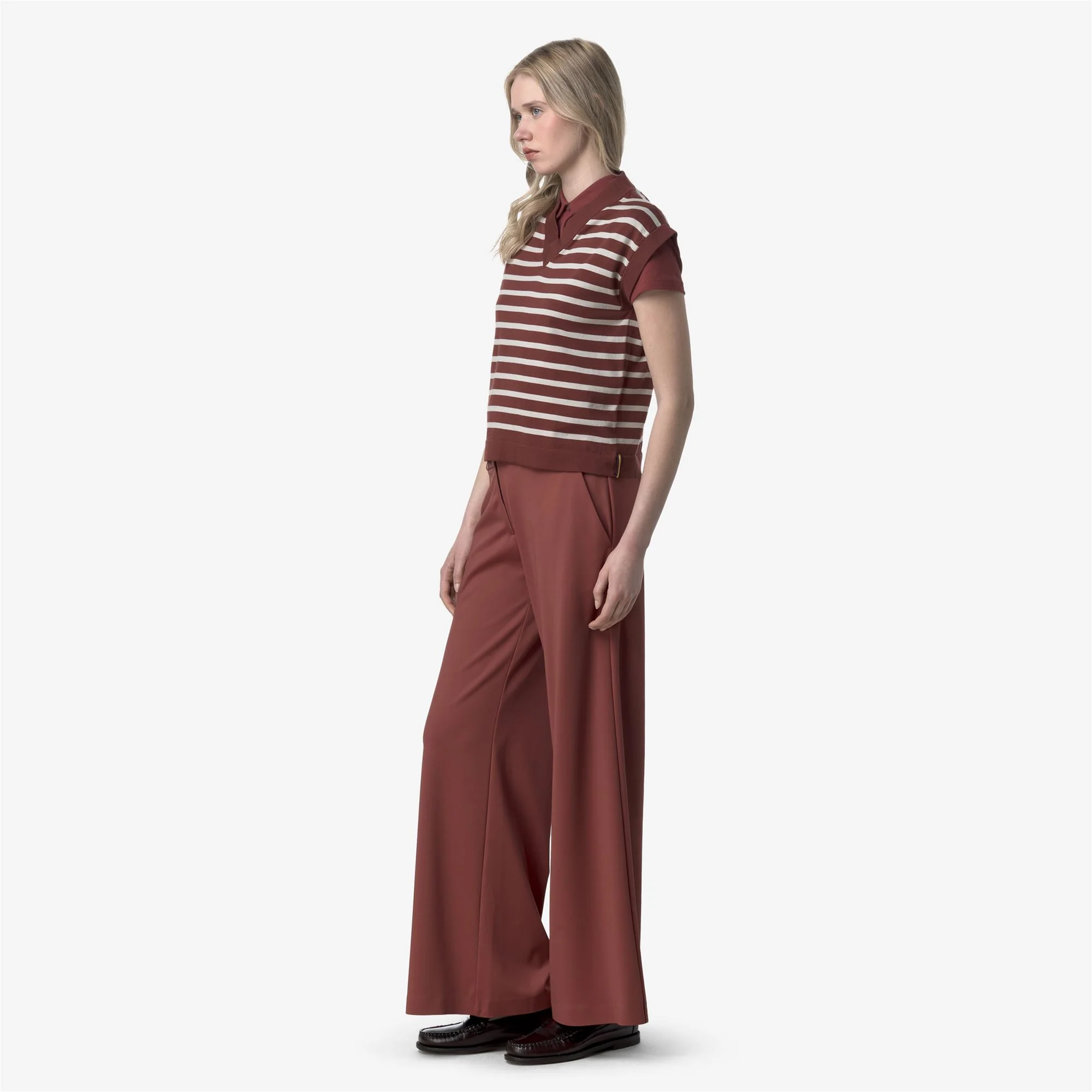 JALLE SL SPACER - Pants - Sport Trousers - Woman - RED BROWNISH - Image 4