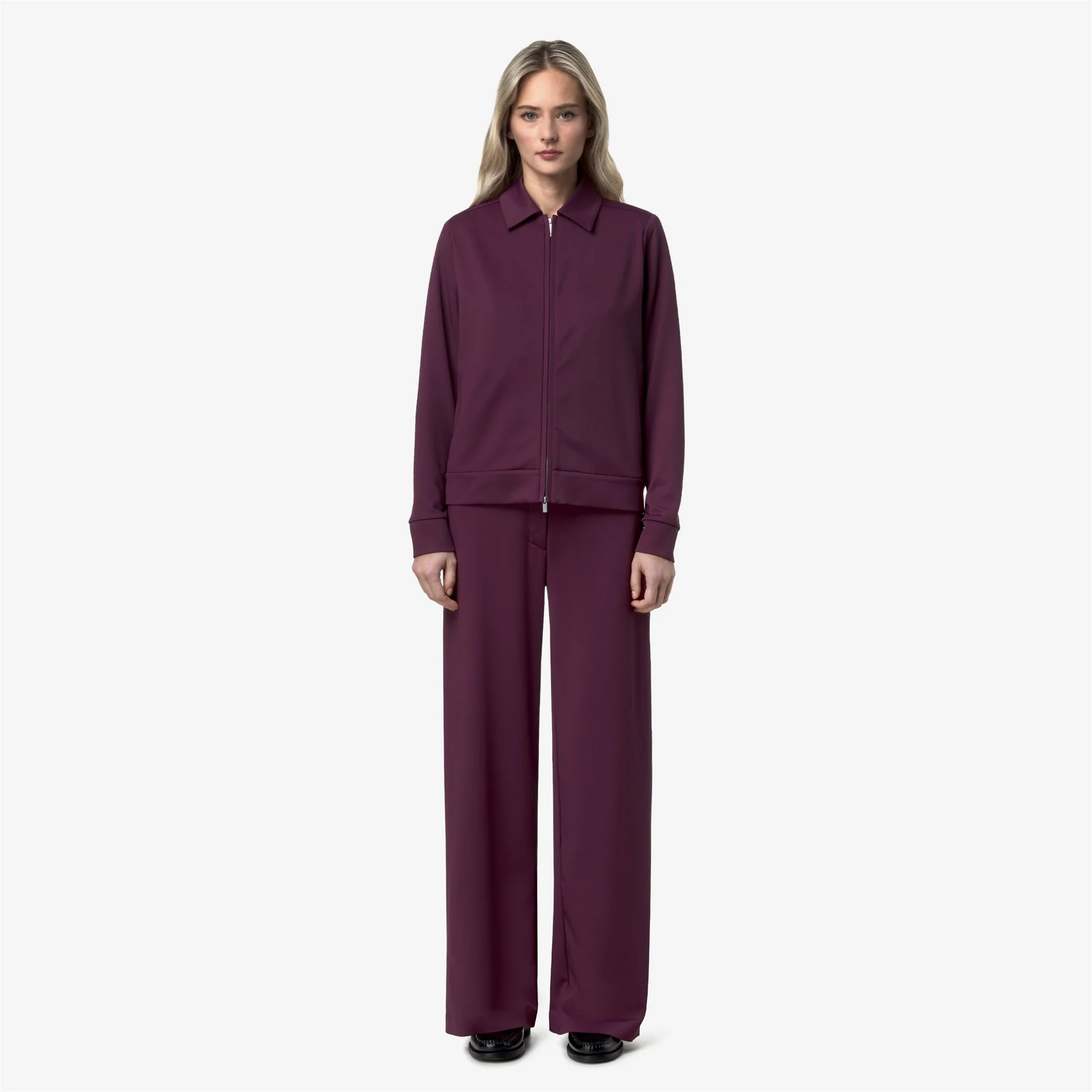 JALLE SL SPACER - Pants - Sport Trousers - Woman - VIOLET MAUVE WINE - Image 3