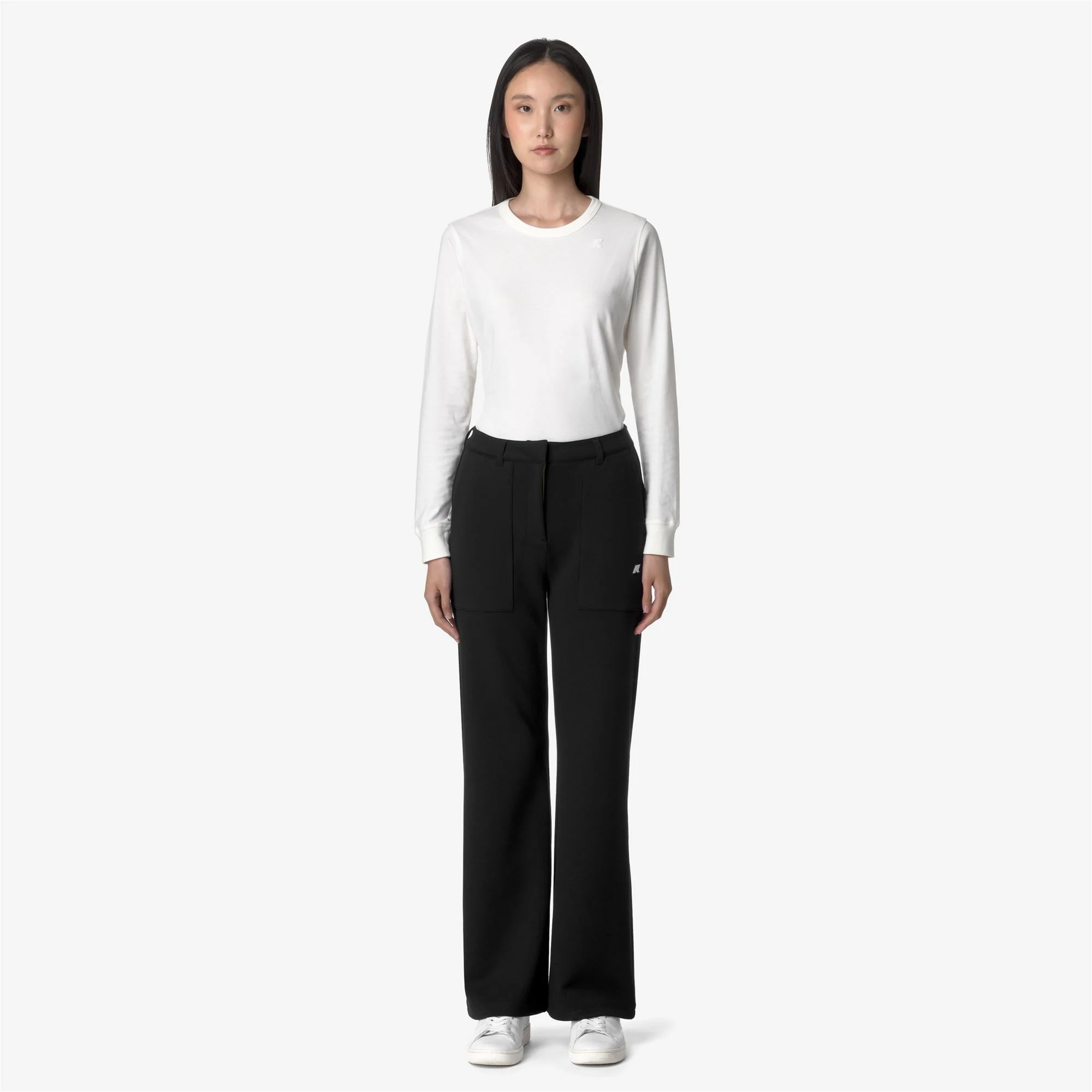 JANINNE LIGHT SPACER - Pants - Sport Trousers - Woman - BLACK PURE - Image 3