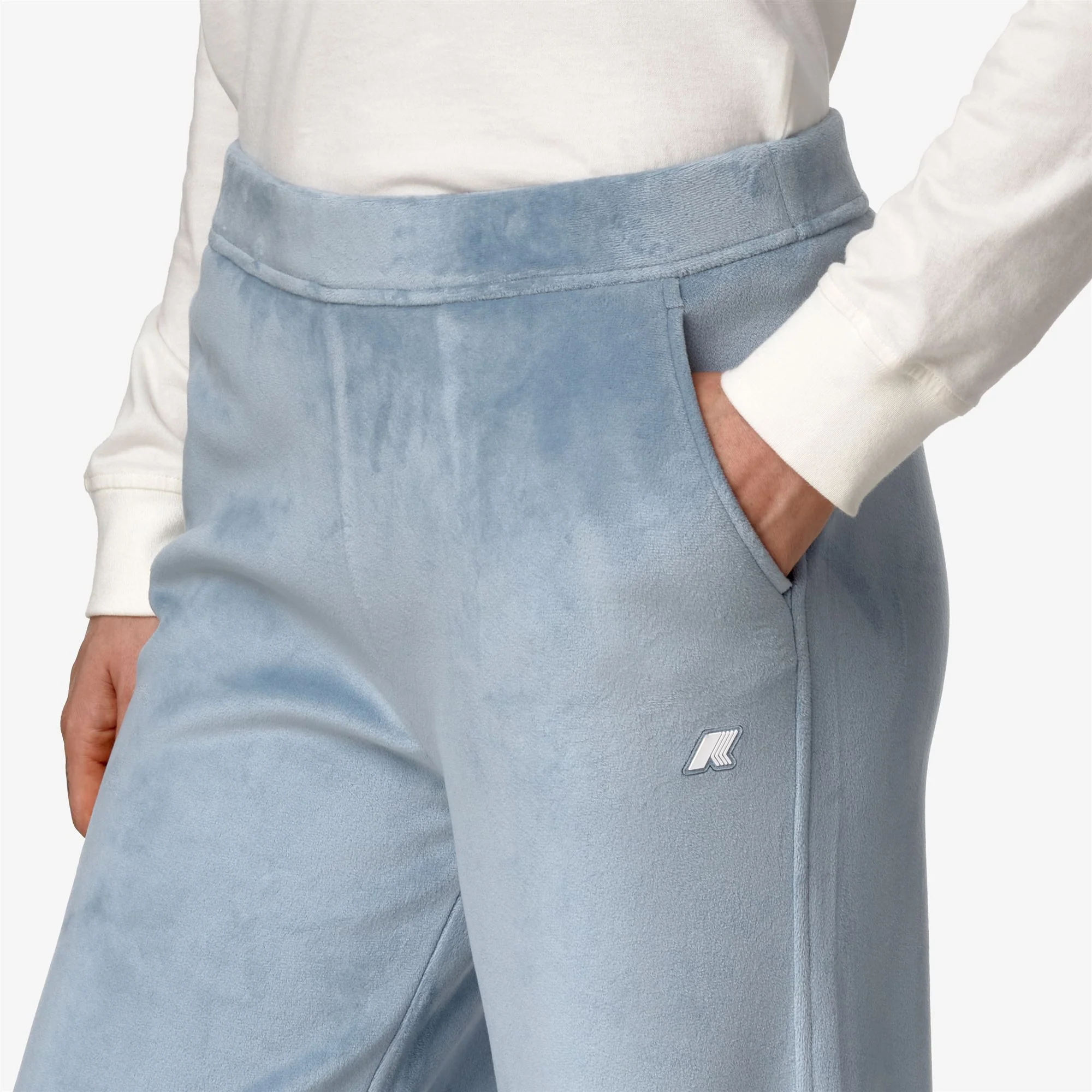 JENNY VELOUR POLAR - Pants - Sport Trousers - Woman - BLUE A-BLUE A - Image 2