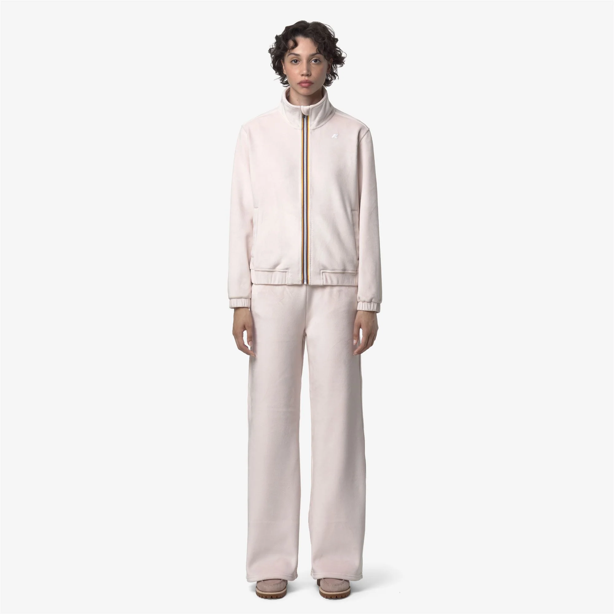 JENNY VELOUR POLAR - Pants - Sport Trousers - Woman - ROSE HUSHED-ROSE HUSHED - Image 3