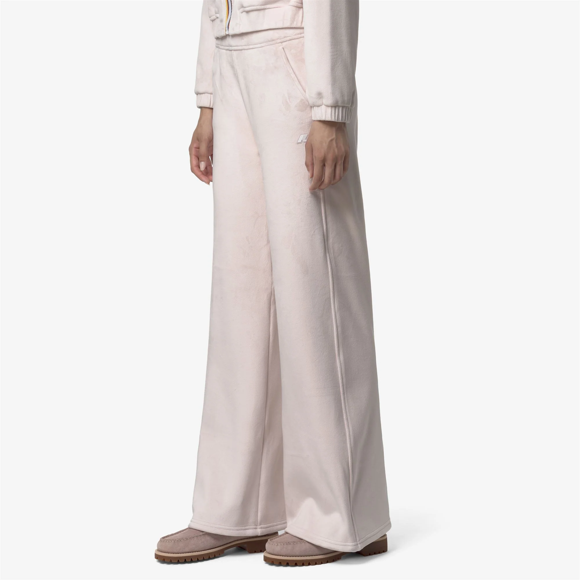 JENNY VELOUR POLAR - Pants - Sport Trousers - Woman - ROSE HUSHED-ROSE HUSHED - Image 4