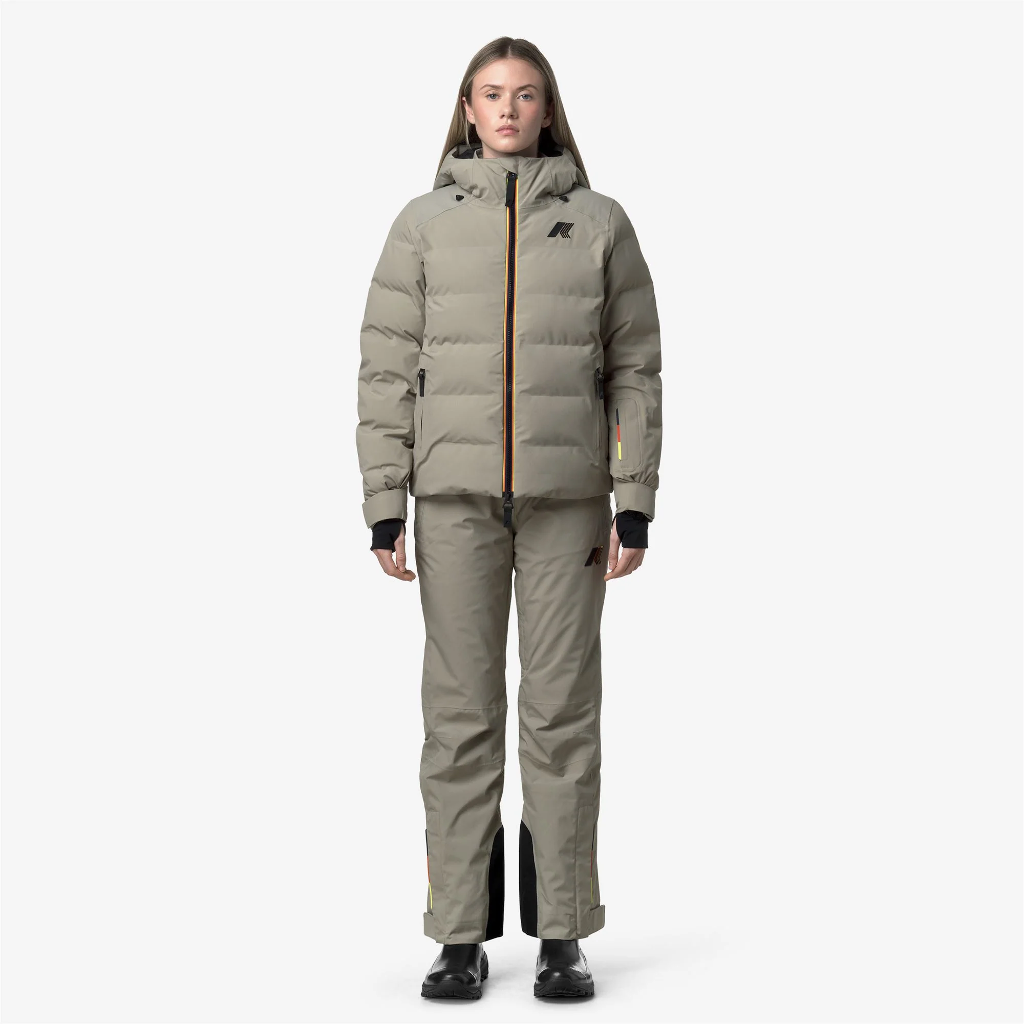 LEROS 2L FANCY - Pants - Sport Trousers - Woman - GREEN OAK - Image 3