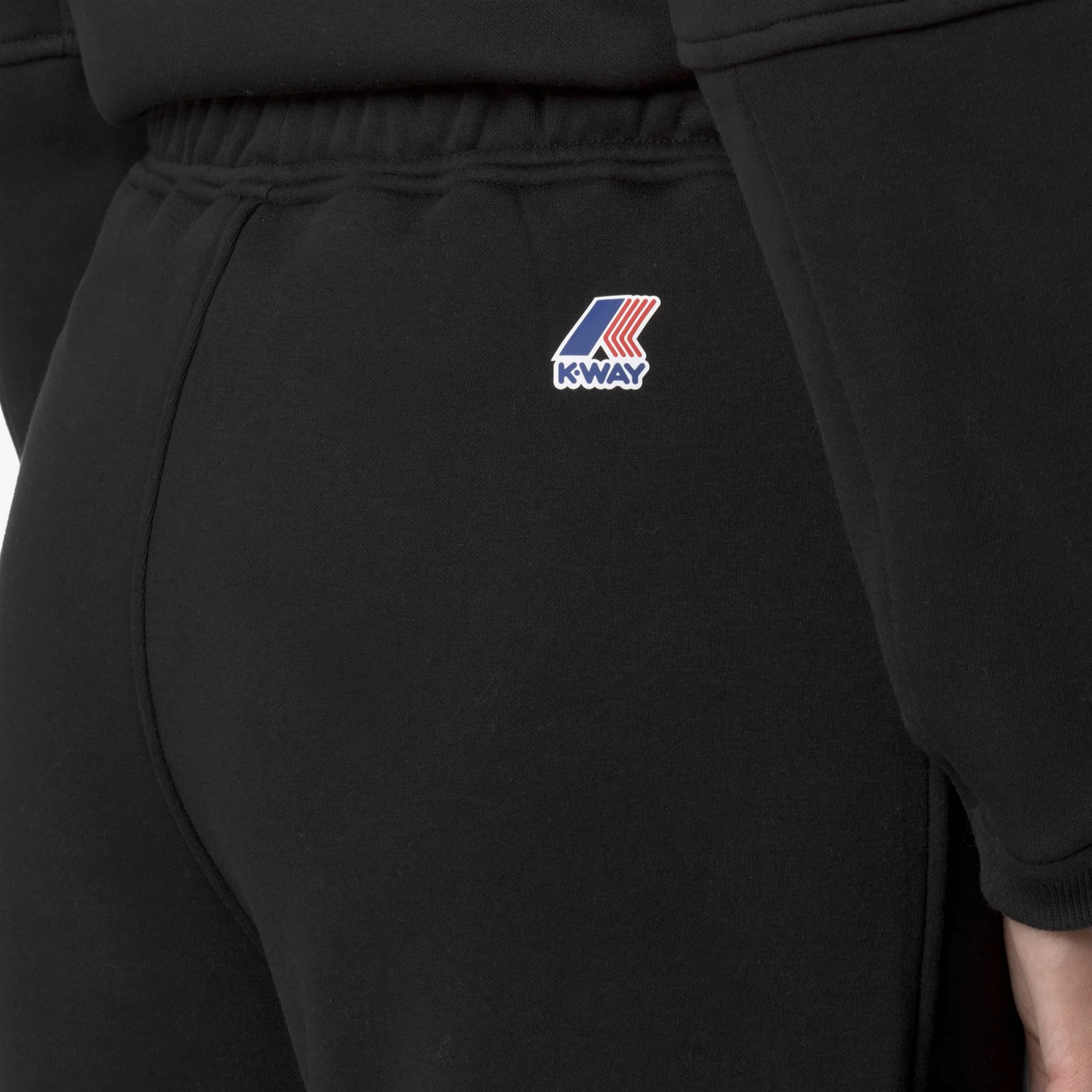 LOYRE BRUSHED PC - Pants - Sport Trousers - Woman - BLACK PURE - Image 2