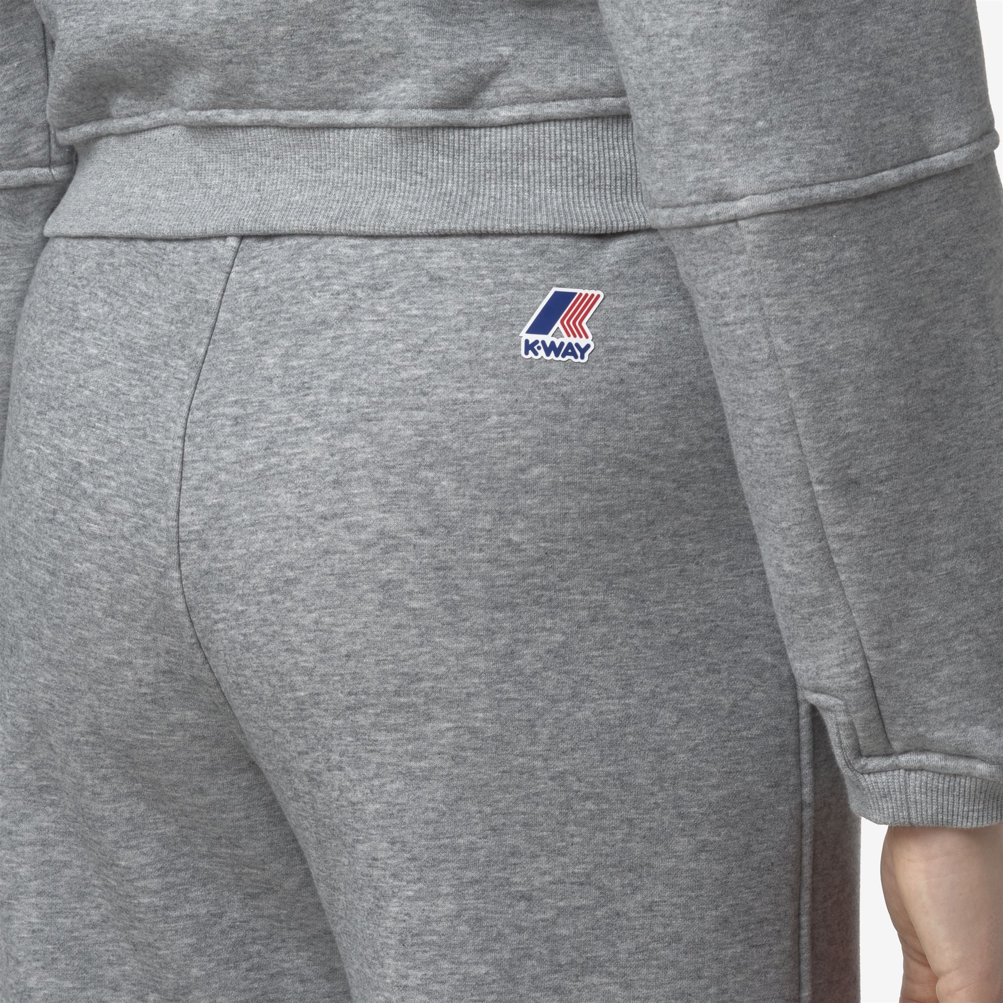 LOYRE BRUSHED PC - Pants - Sport Trousers - Woman - GREY MELANGE MID - Image 2