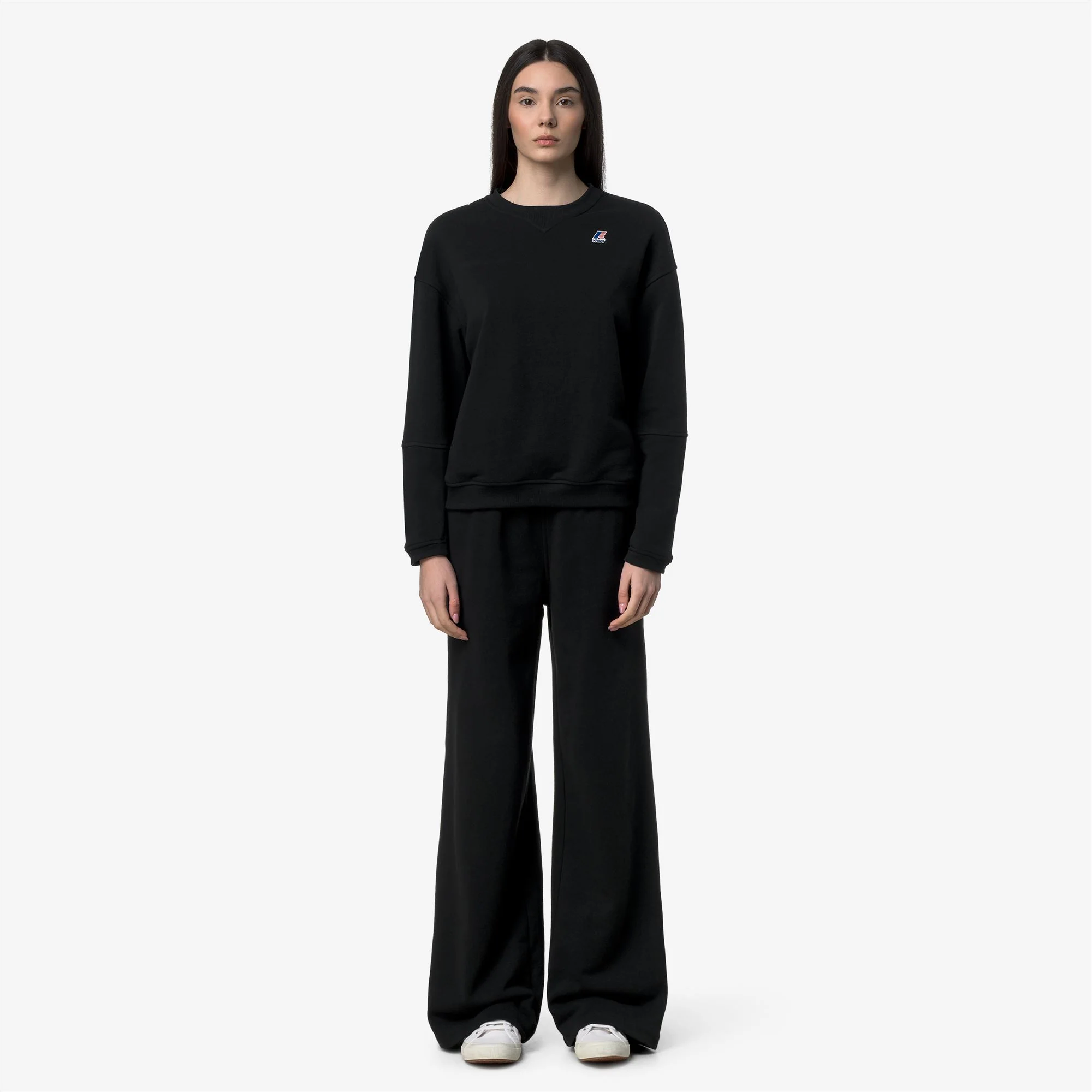 LOYRE POLY COTTON - Pants - Sport Trousers - Woman - BLACK PURE - Image 3