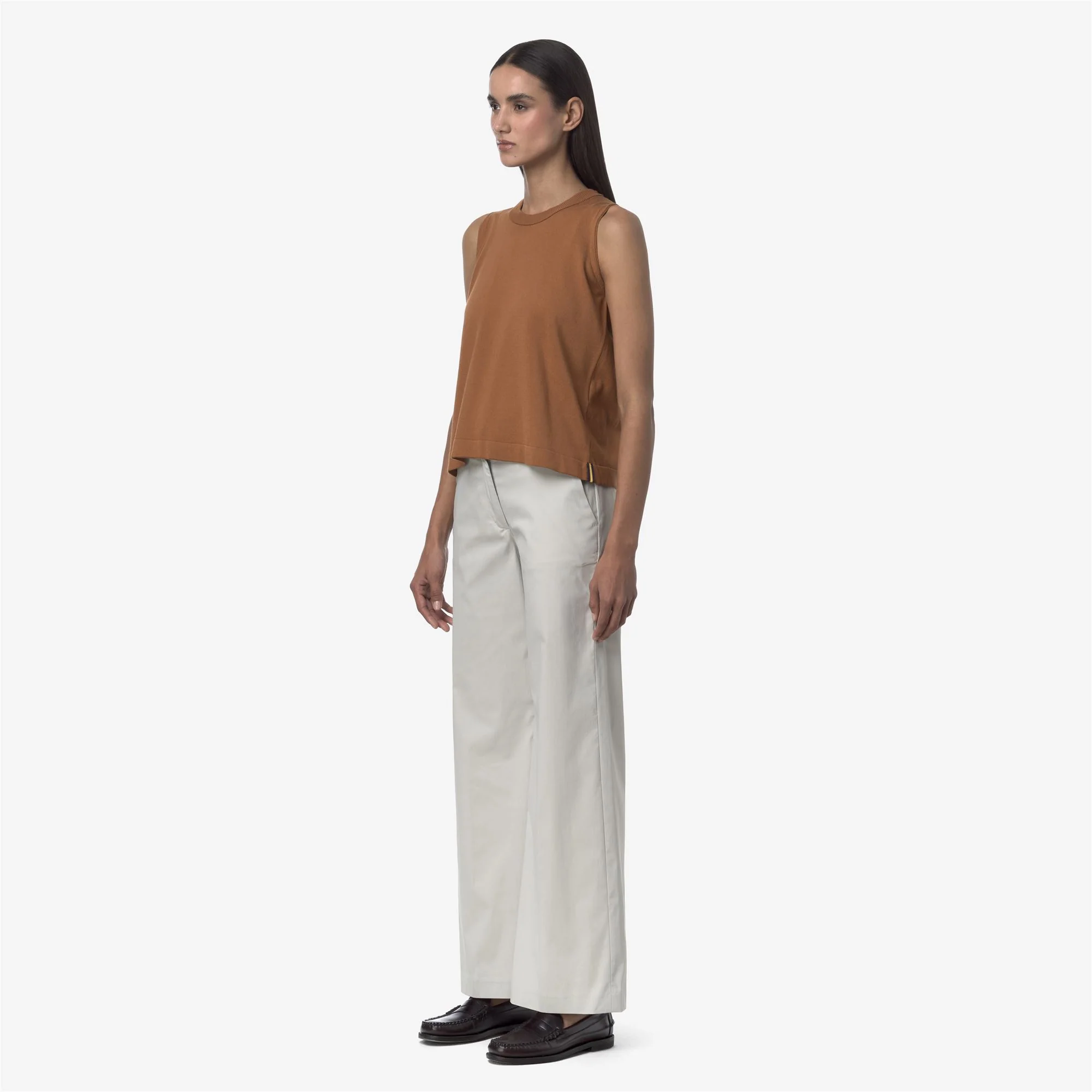 TYA TWILL TECH - Pants - CHINO - Woman - BEIGE LT - Image 4