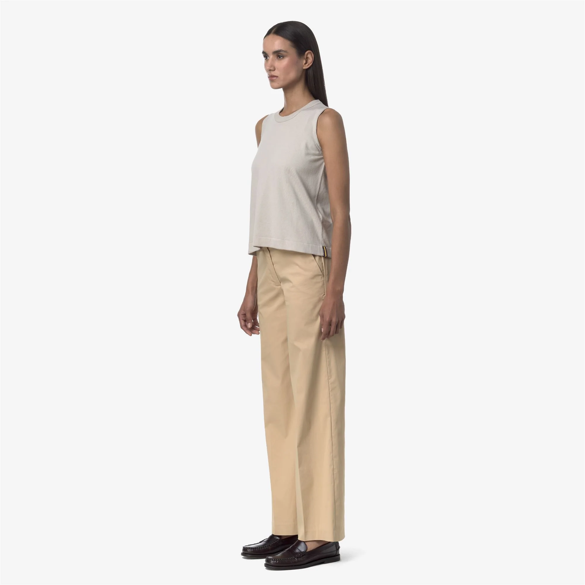 TYA TWILL TECH - Pants - CHINO - Woman - BEIGE ROPE - Image 4