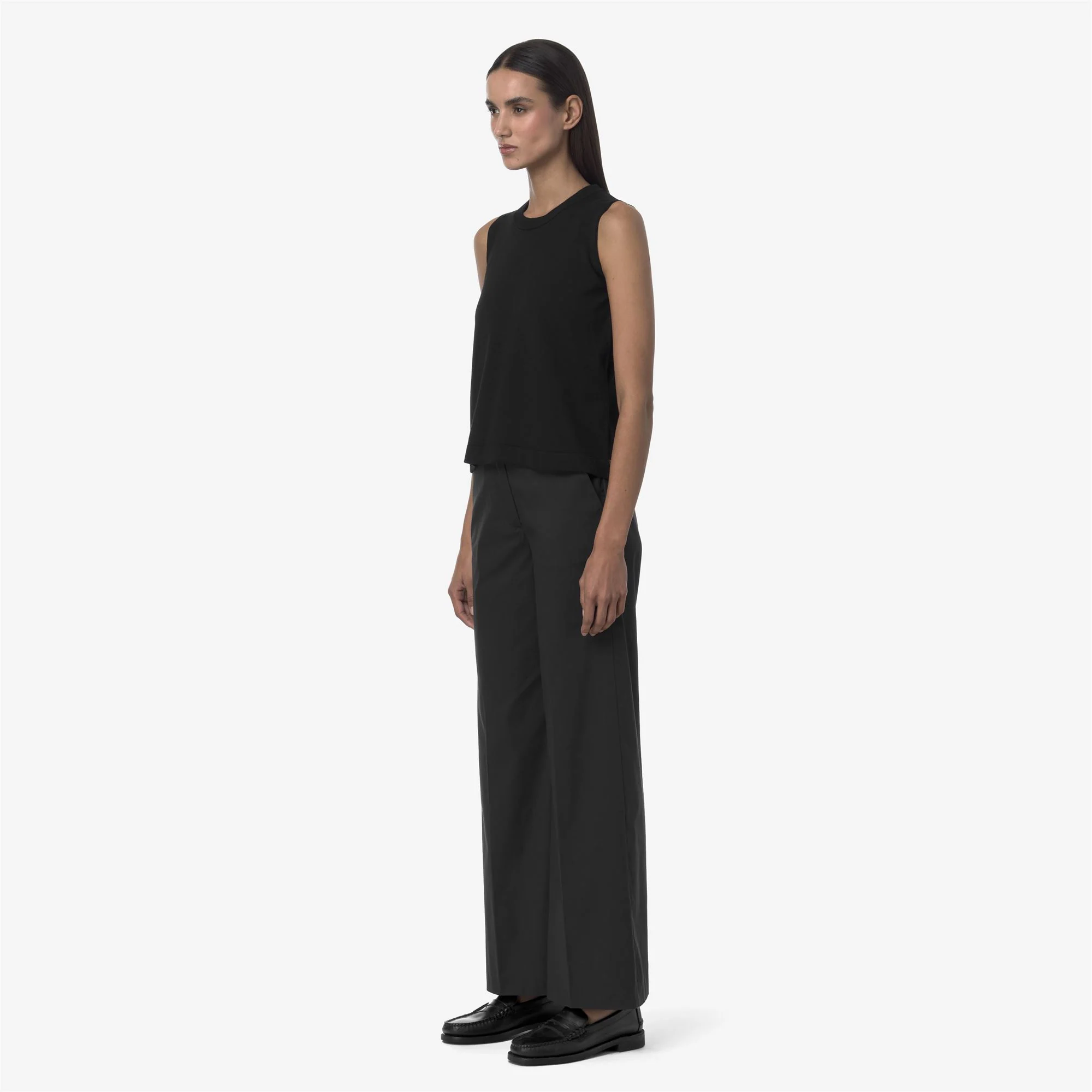 TYA TWILL TECH - Pants - CHINO - Woman - BLACK PURE - Image 4