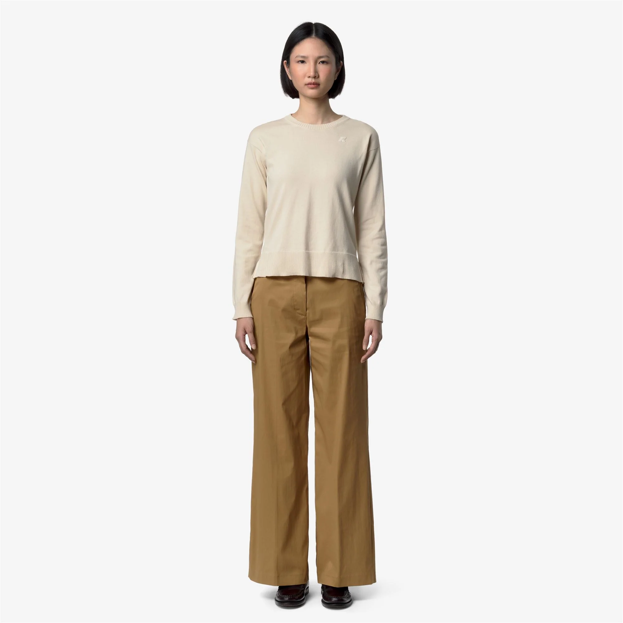 TYA TWILL TECH - Pants - CHINO - Woman - BROWN BISTRE - Image 3