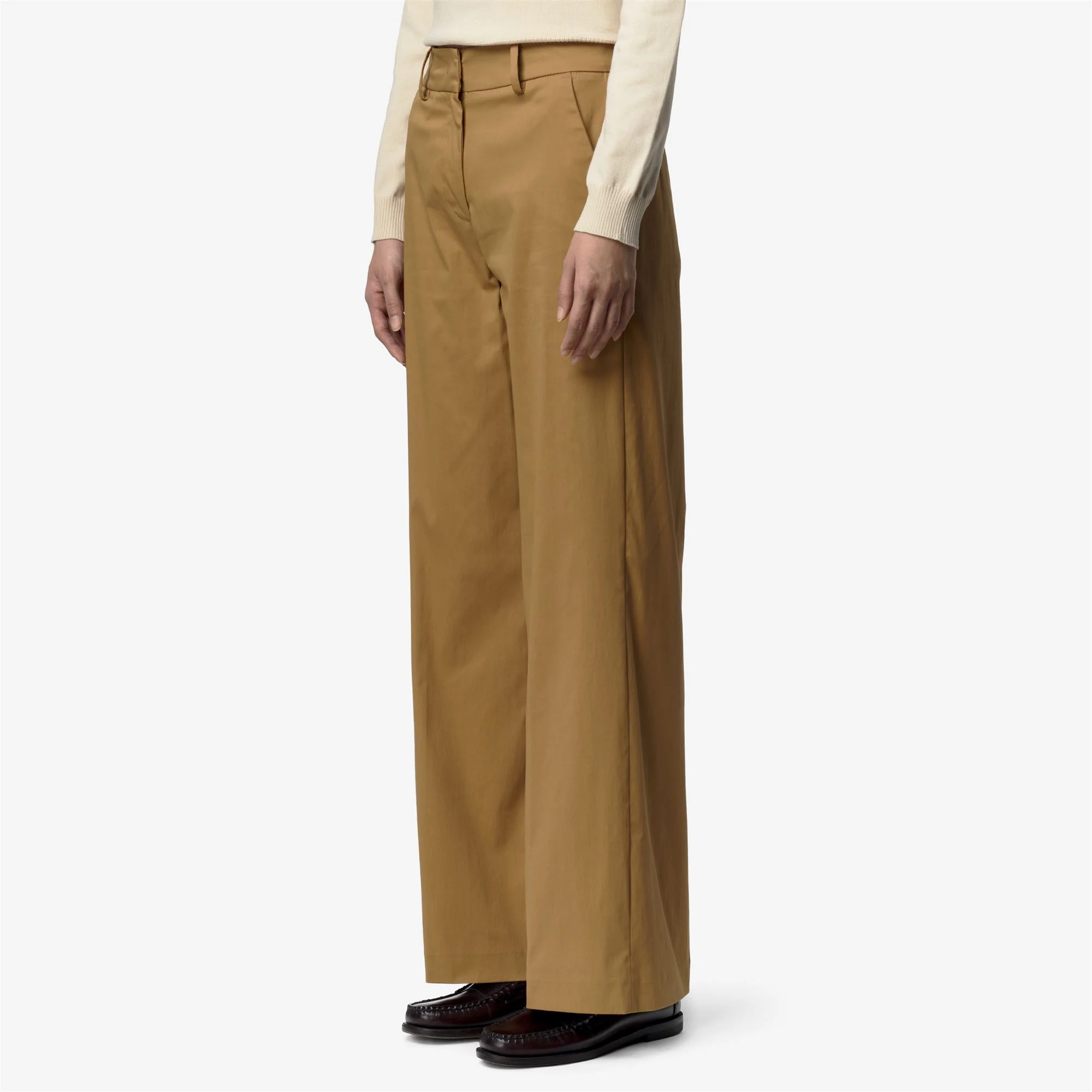 TYA TWILL TECH - Pants - CHINO - Woman - BROWN BISTRE - Image 4