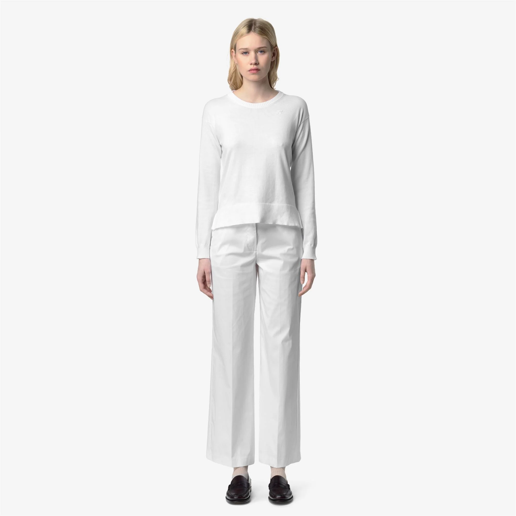 TYA TWILL TECH - Pants - CHINO - Woman - WHITE - Image 3