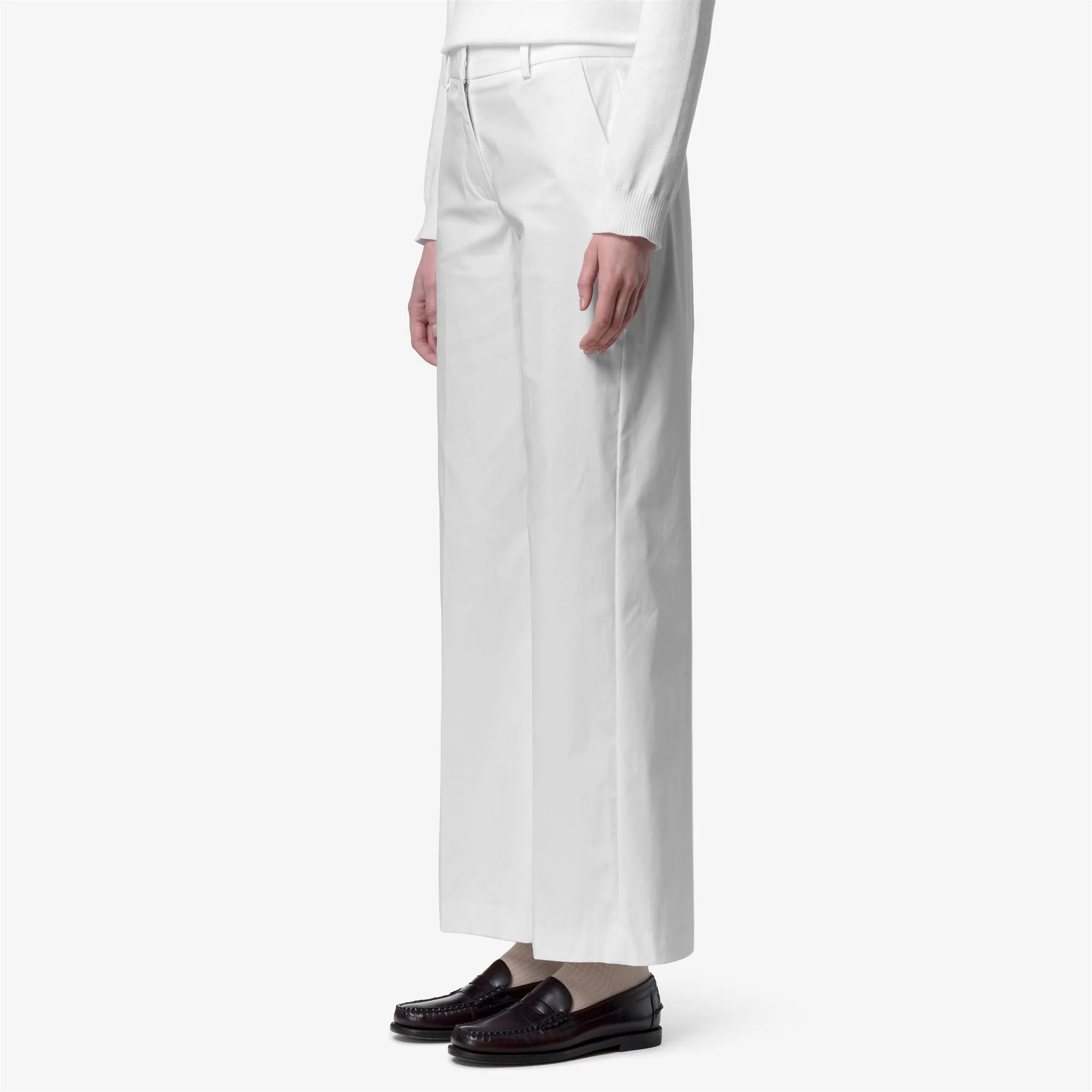 TYA TWILL TECH - Pants - CHINO - Woman - WHITE - Image 4
