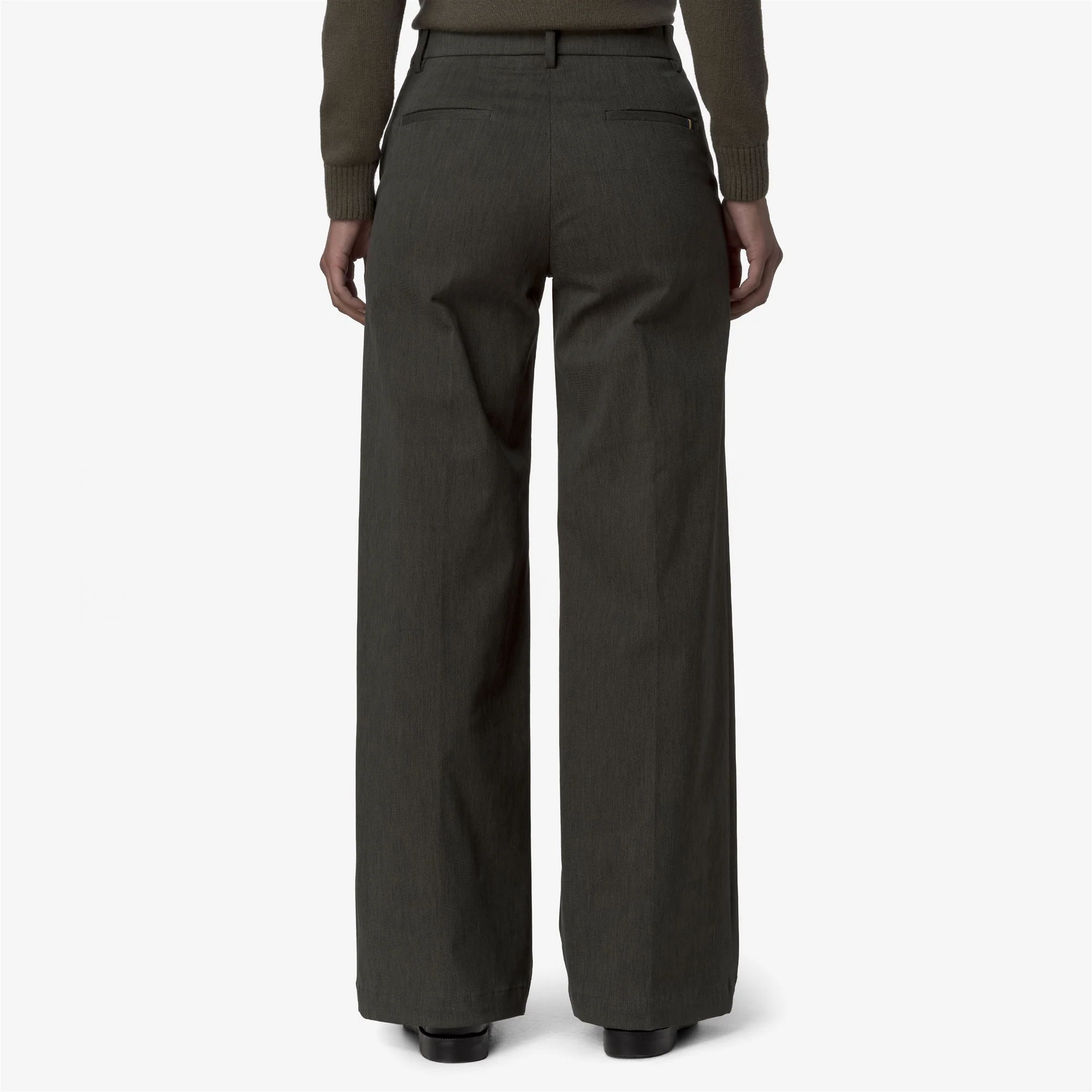 TYANNE DENIM-LIKE - Pants - CHINO - Woman - GREEN BLACKISH-DENIM - Image 5
