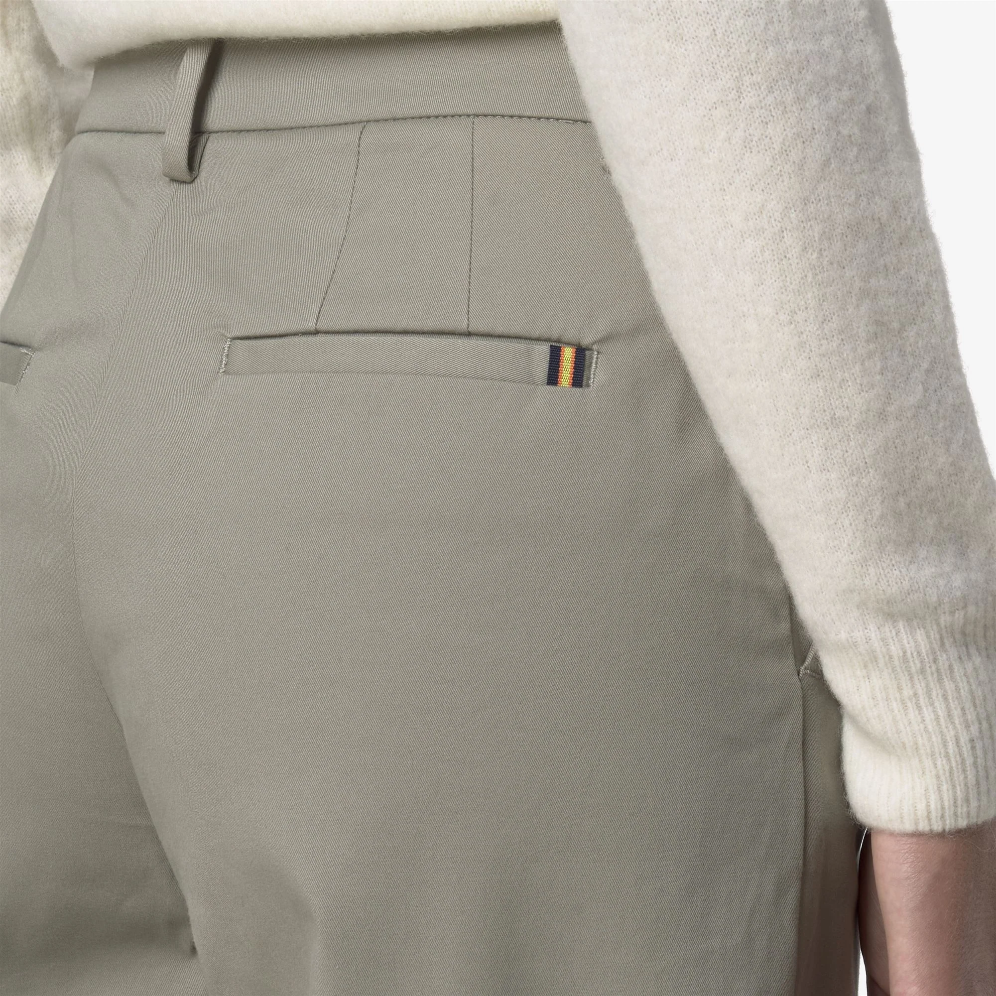 TYANNE TWILL TECH PEACH - Pants - CHINO - Woman - GREEN OAK - Image 2