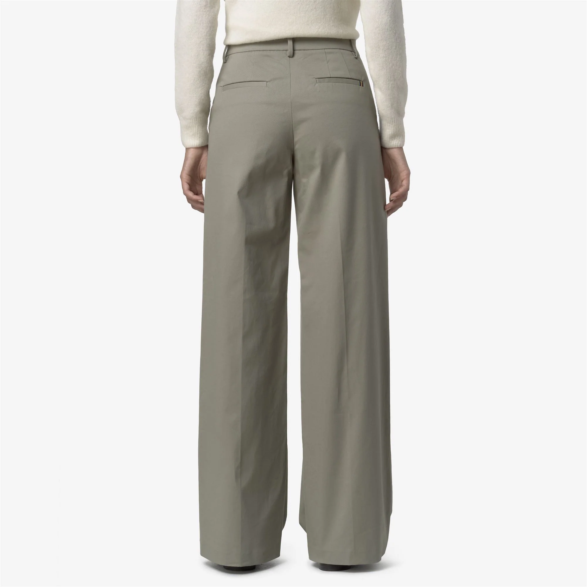 TYANNE TWILL TECH PEACH - Pants - CHINO - Woman - GREEN OAK - Image 5