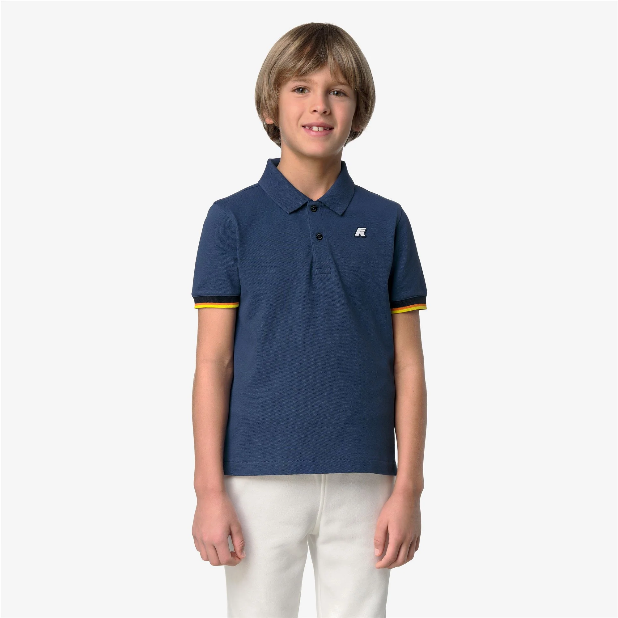 P. VINCENT PIQUE - Polo Shirts - Polo - Boy - BLUE INSIGNIA - Image 3