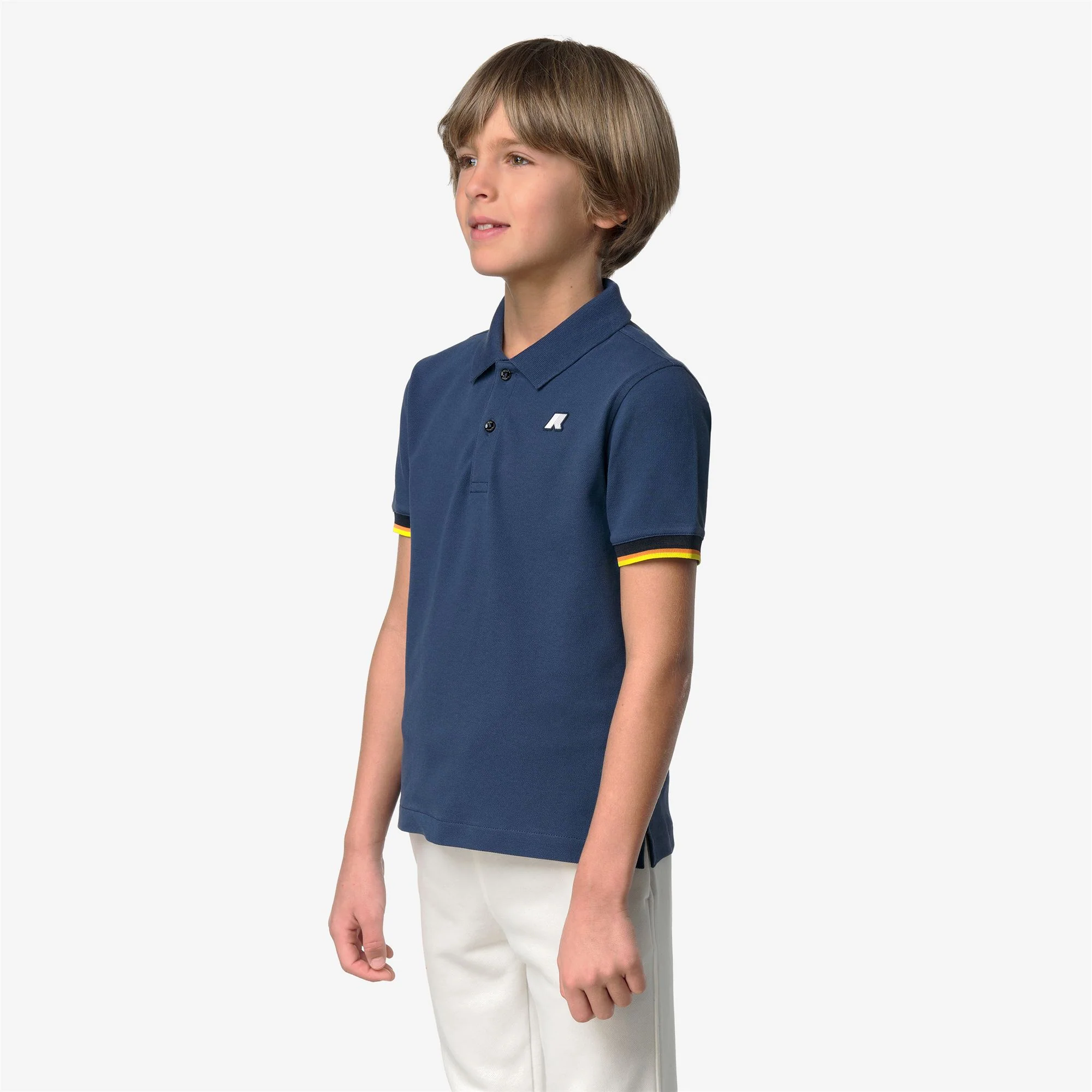 P. VINCENT PIQUE - Polo Shirts - Polo - Boy - BLUE INSIGNIA - Image 4