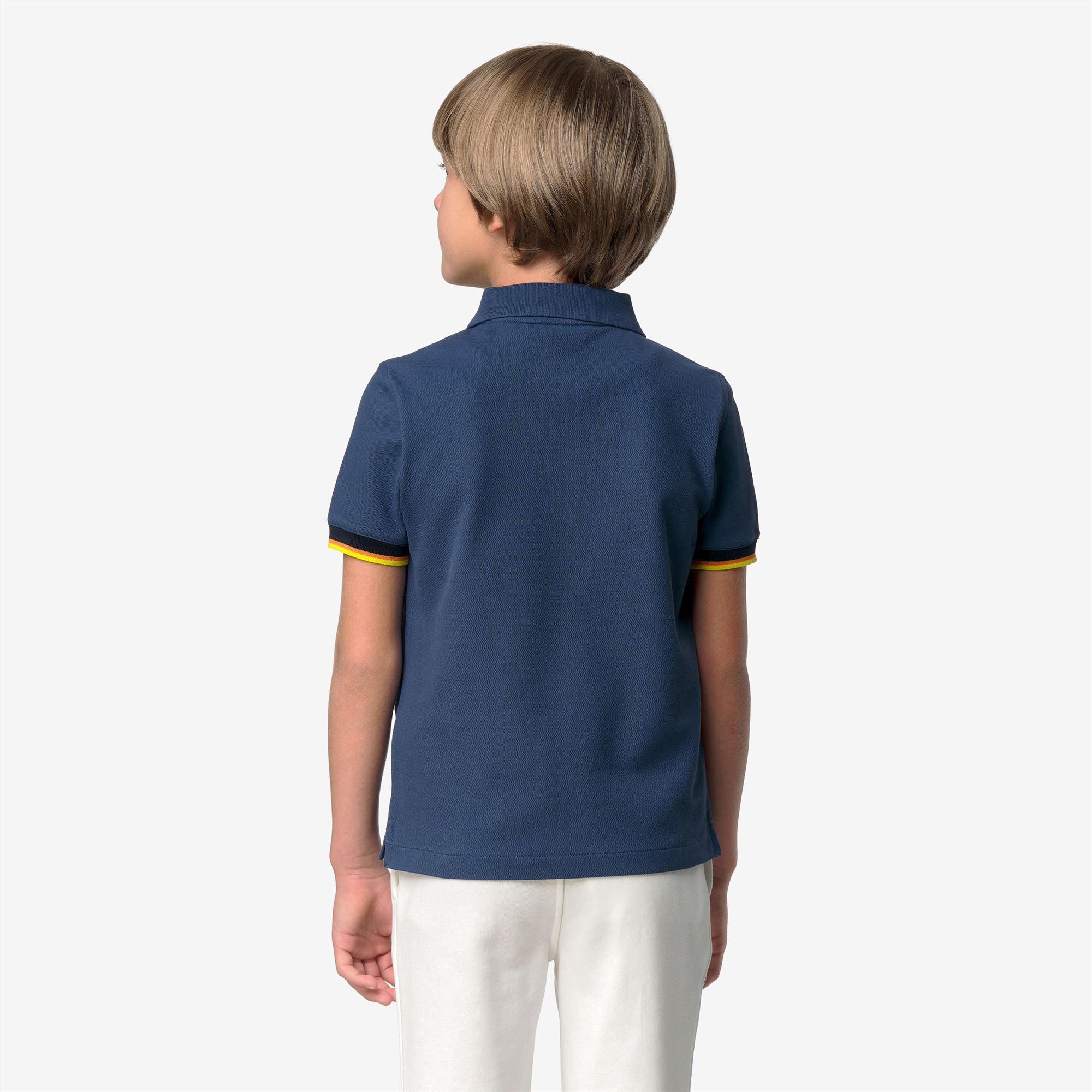 P. VINCENT PIQUE - Polo Shirts - Polo - Boy - BLUE INSIGNIA - Image 5