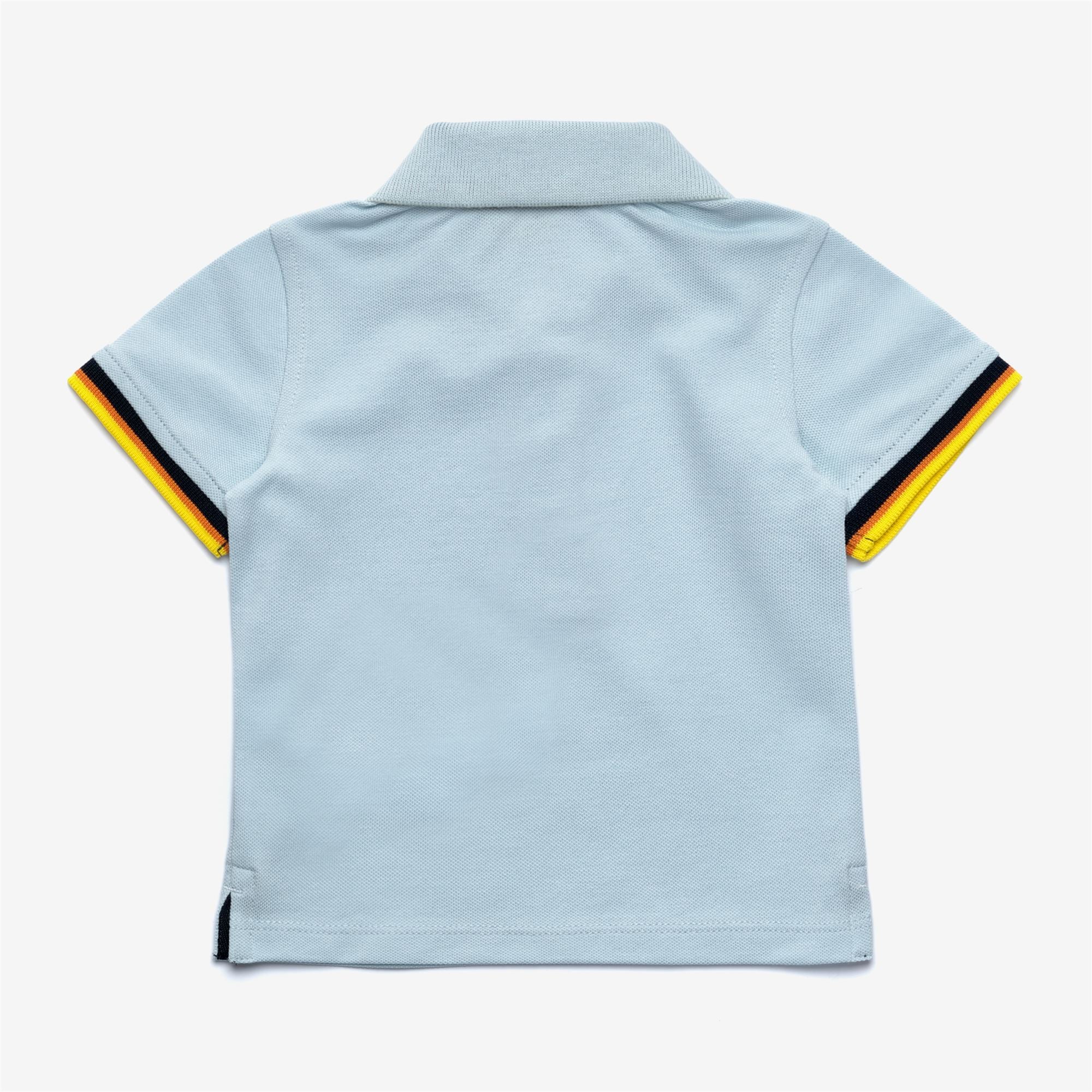 E. VINCENT CONTRAST PIQUE - Polo Shirts - Polo - Kid unisex - BLUE BABY - Image 2