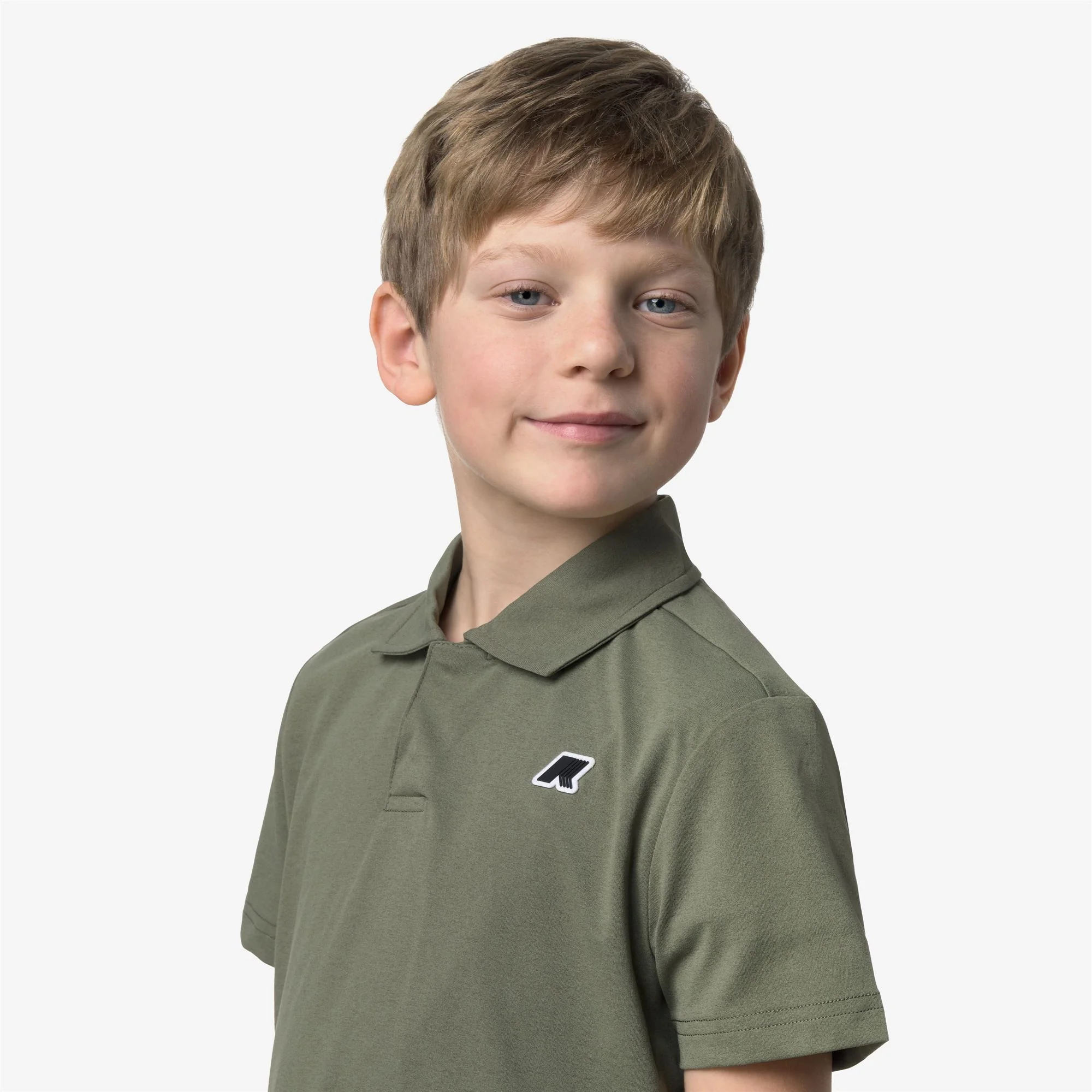 P. DECOUVRIR TRAVEL - Polo Shirts - Polo - Kid unisex - GREEN LICHEN - Image 3