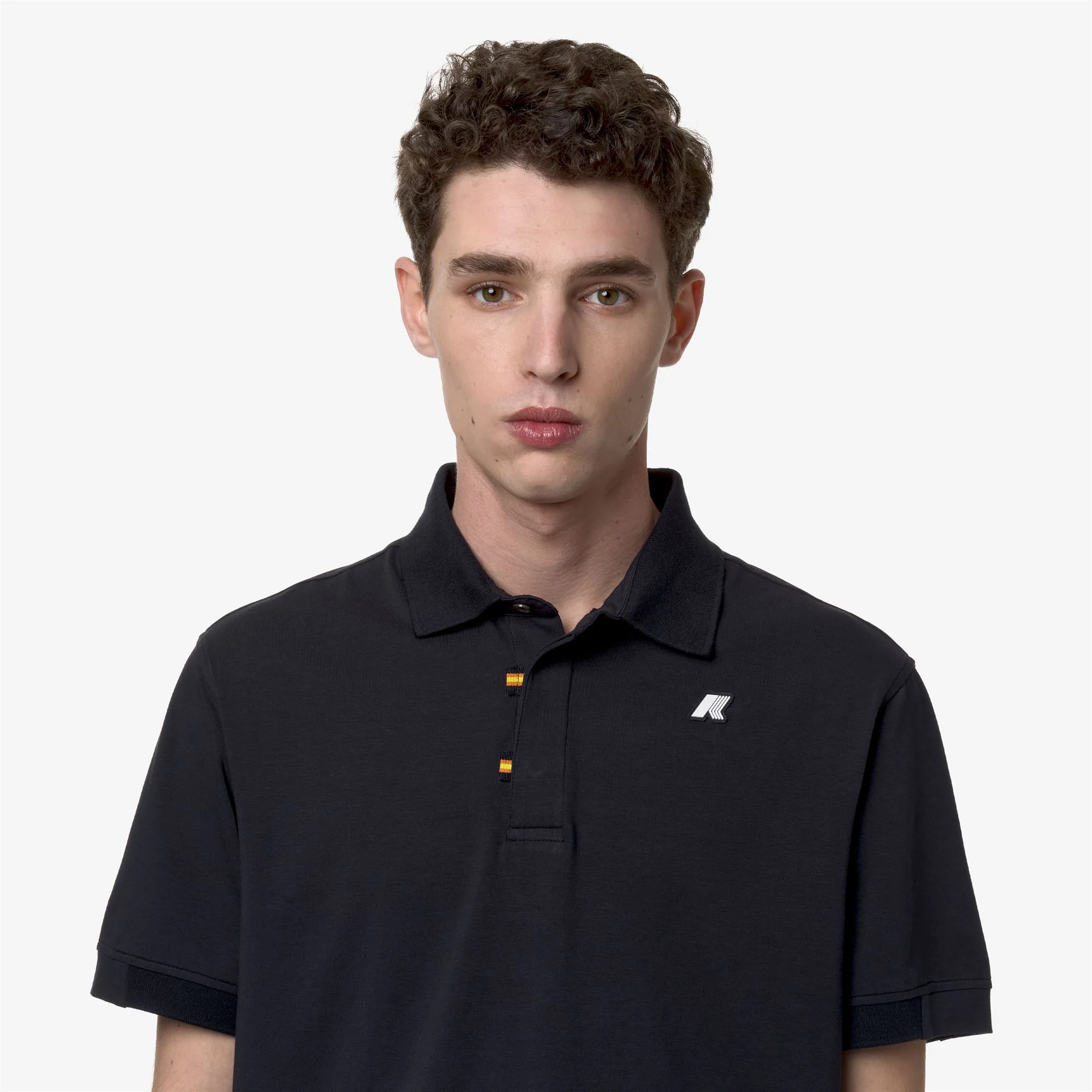 ALDERIC STRETCH JERSEY - Polo Shirts - Polo - Man - BLUE DEPTH - Image 3