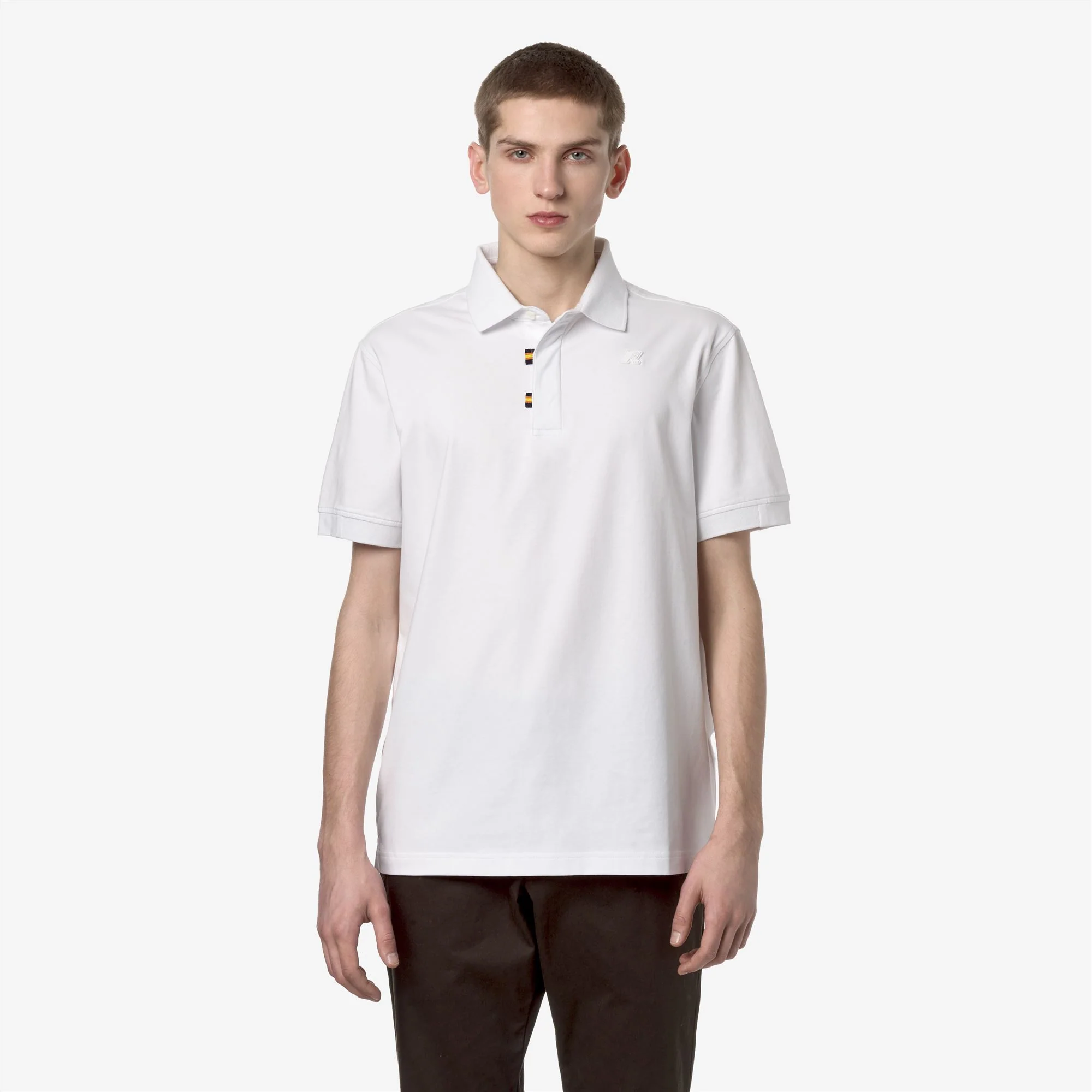ALDERIC STRETCH JERSEY - Polo Shirts - Polo - Man - WHITE - Image 3