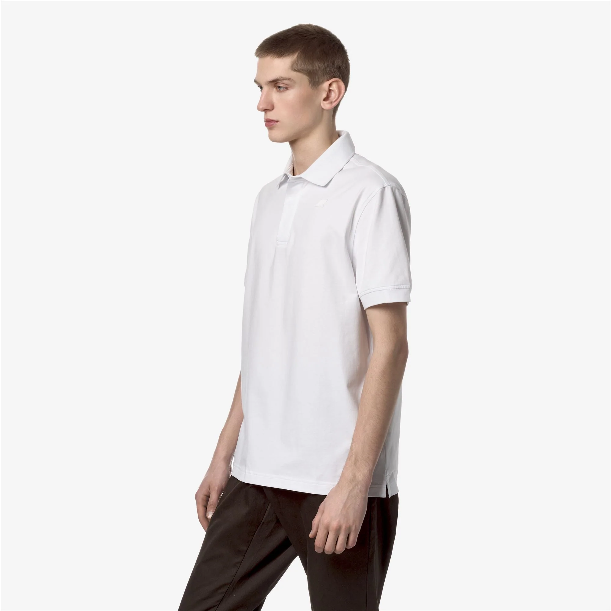 ALDERIC STRETCH JERSEY - Polo Shirts - Polo - Man - WHITE - Image 4