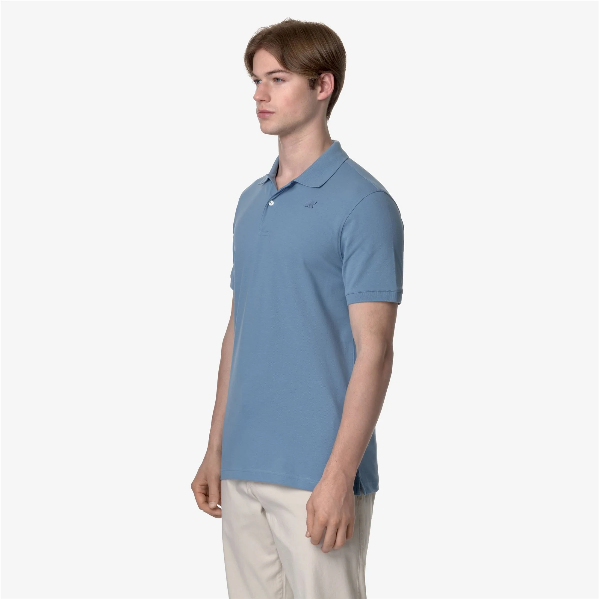 AMEDEE PIQUE SLIM - Polo Shirts - Polo - Man - BLUE ALLURE - Image 4