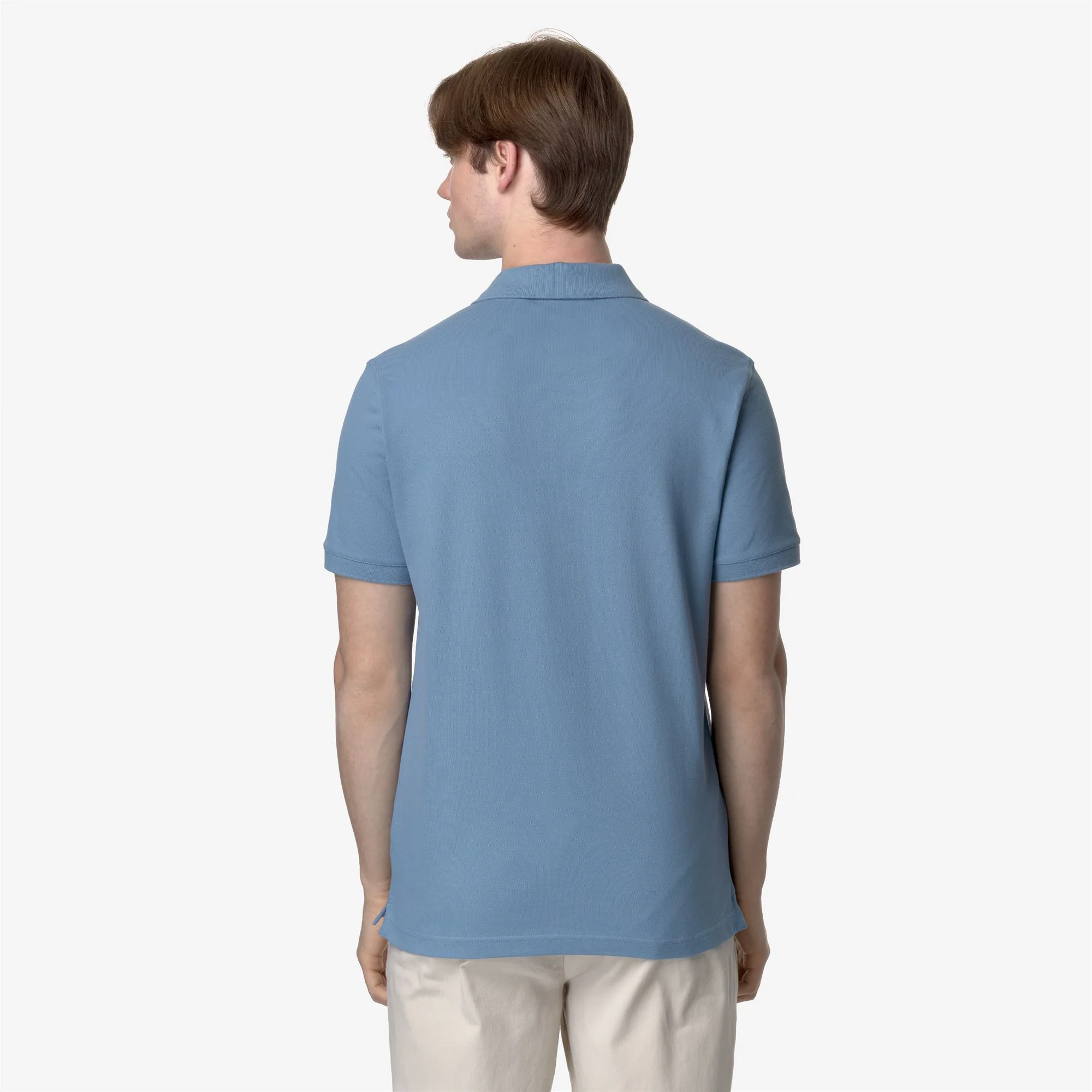 AMEDEE PIQUE SLIM - Polo Shirts - Polo - Man - BLUE ALLURE - Image 5