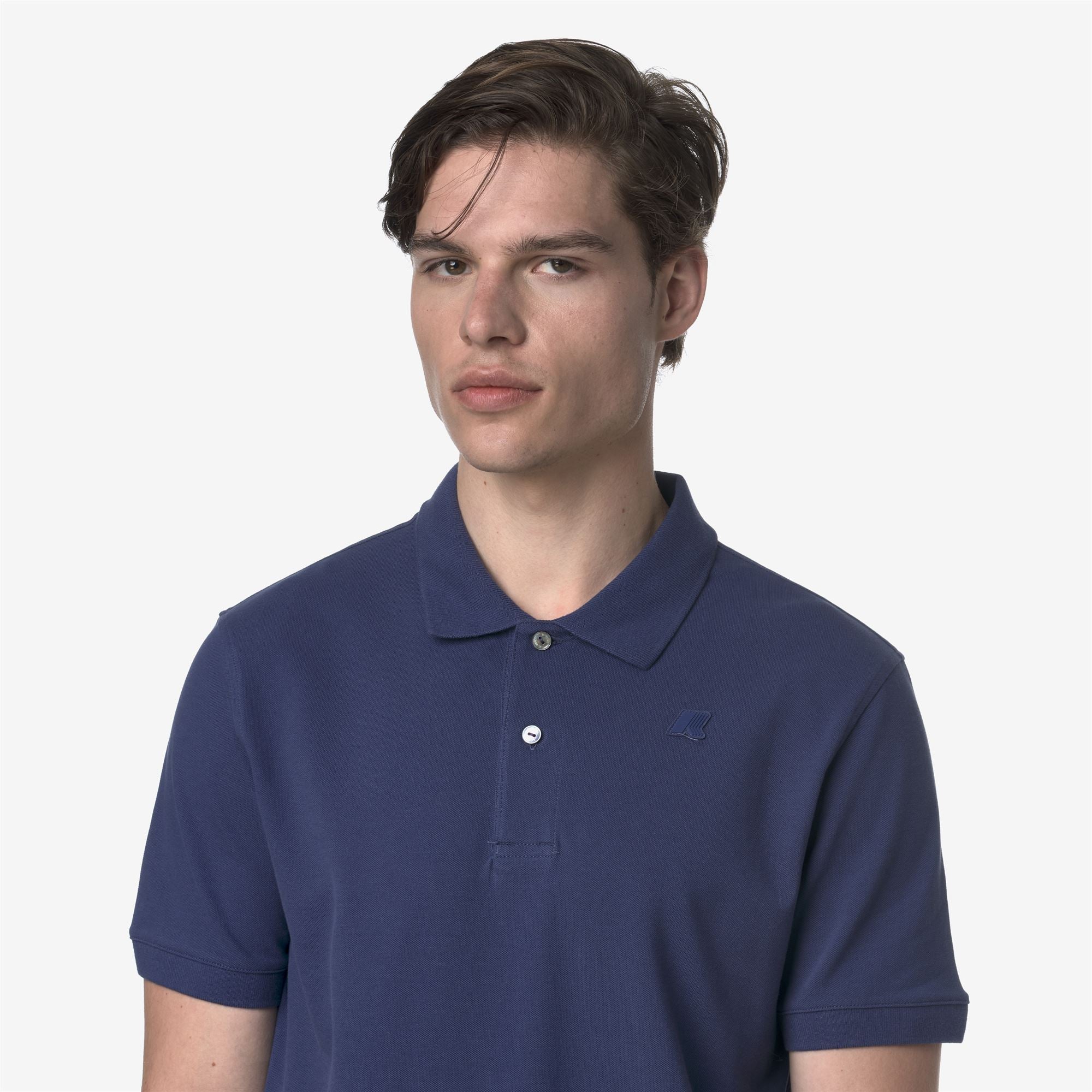 AMEDEE PIQUE SLIM - Polo Shirts - Polo - Man - BLUE DEEP COBALT - Image 2