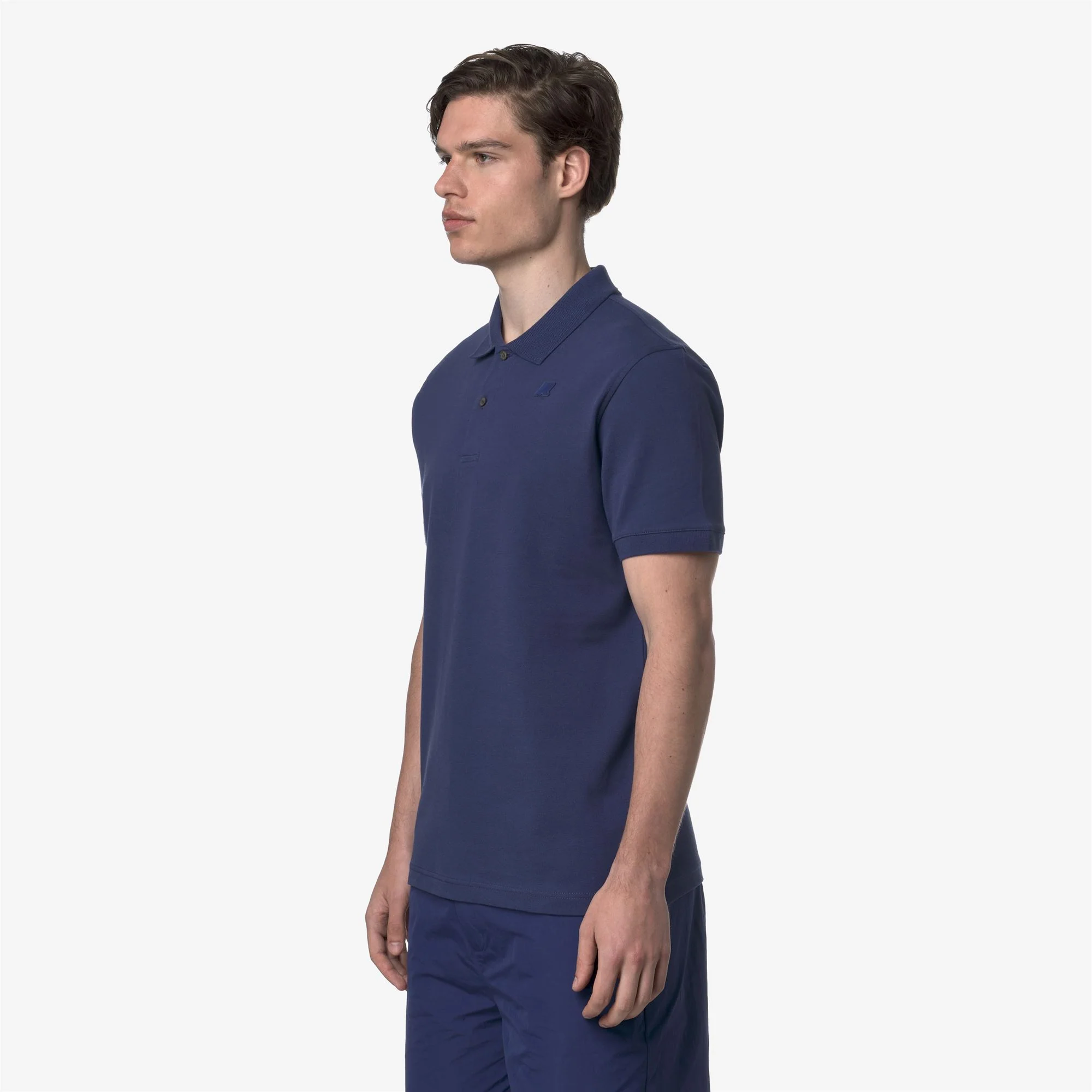 AMEDEE PIQUE SLIM - Polo Shirts - Polo - Man - BLUE DEEP COBALT - Image 4