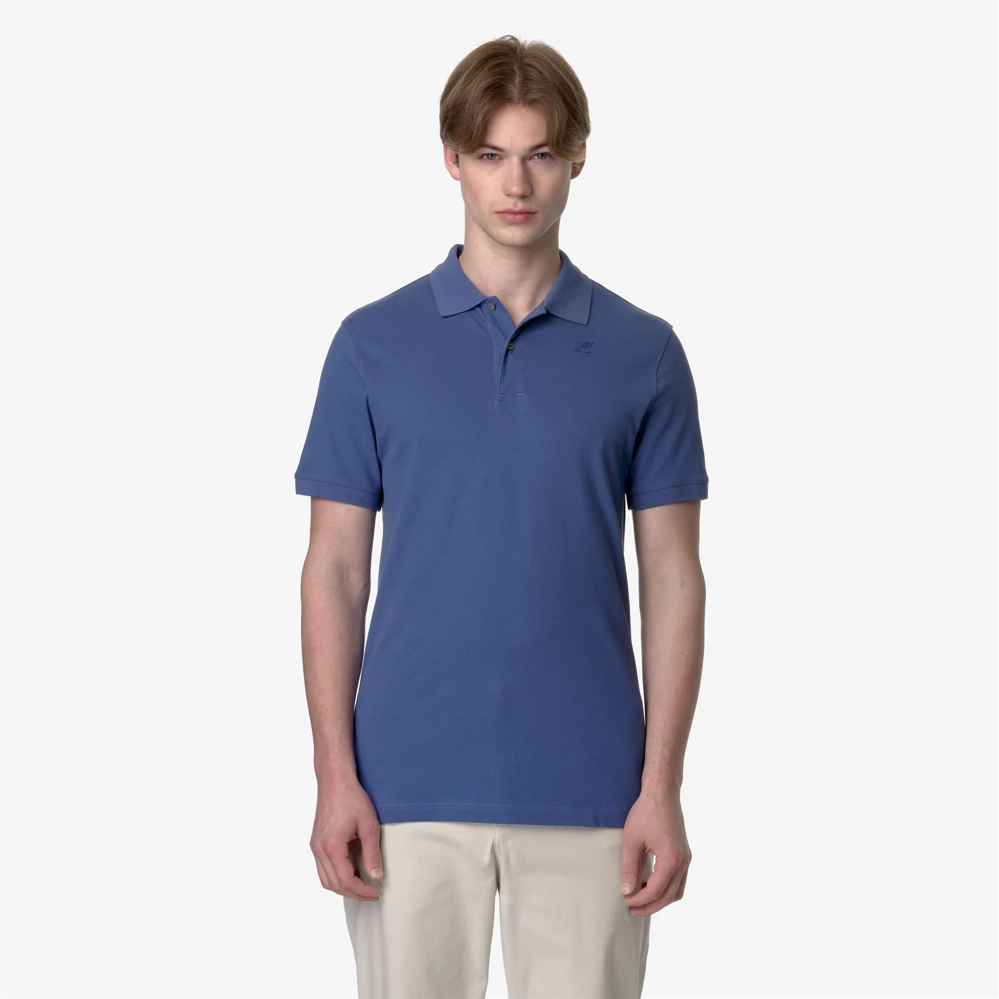 AMEDEE PIQUE SLIM - Polo Shirts - Polo - Man - BLUE FIORD - Image 3