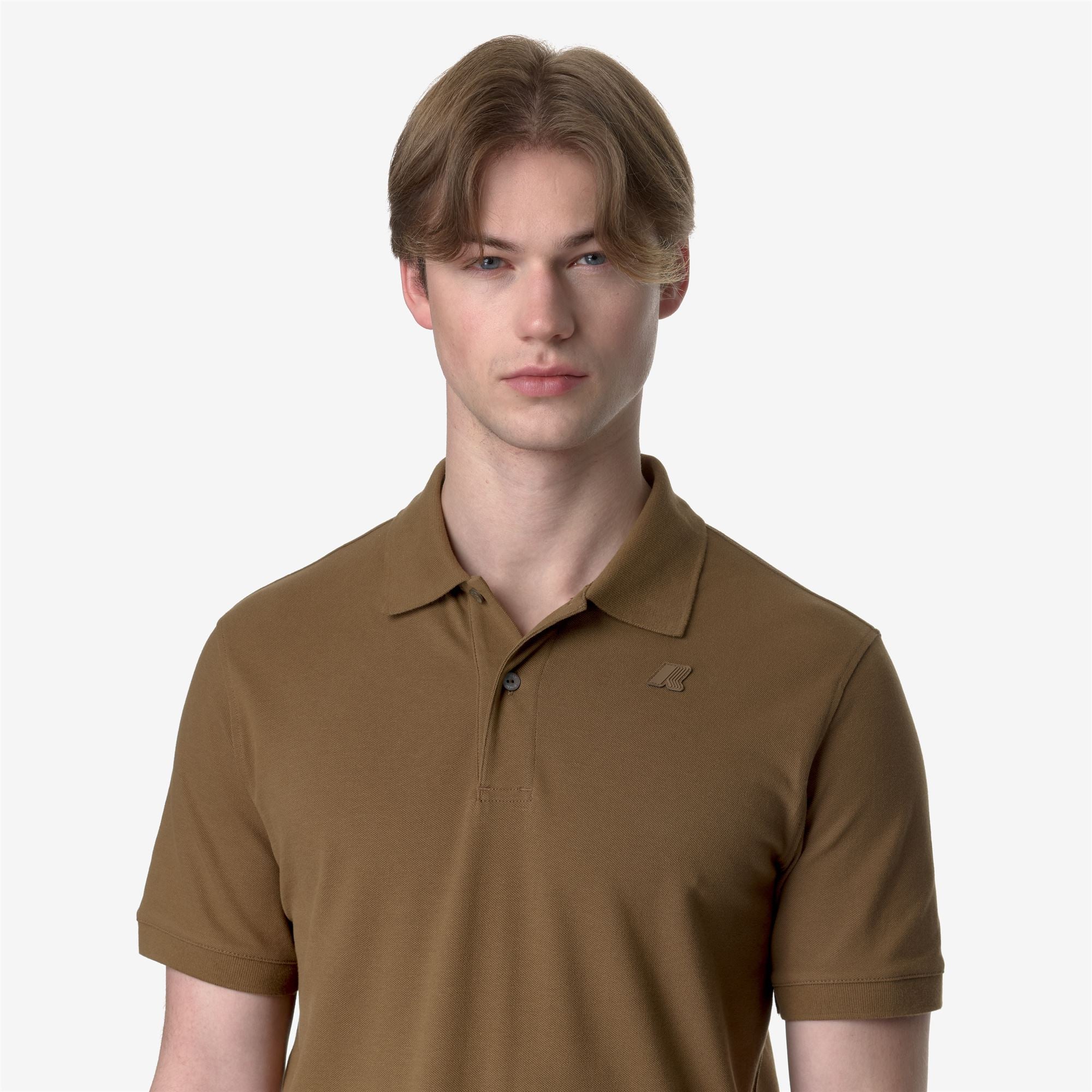 AMEDEE PIQUE SLIM - Polo Shirts - Polo - Man - BROWN CORDA - Image 2