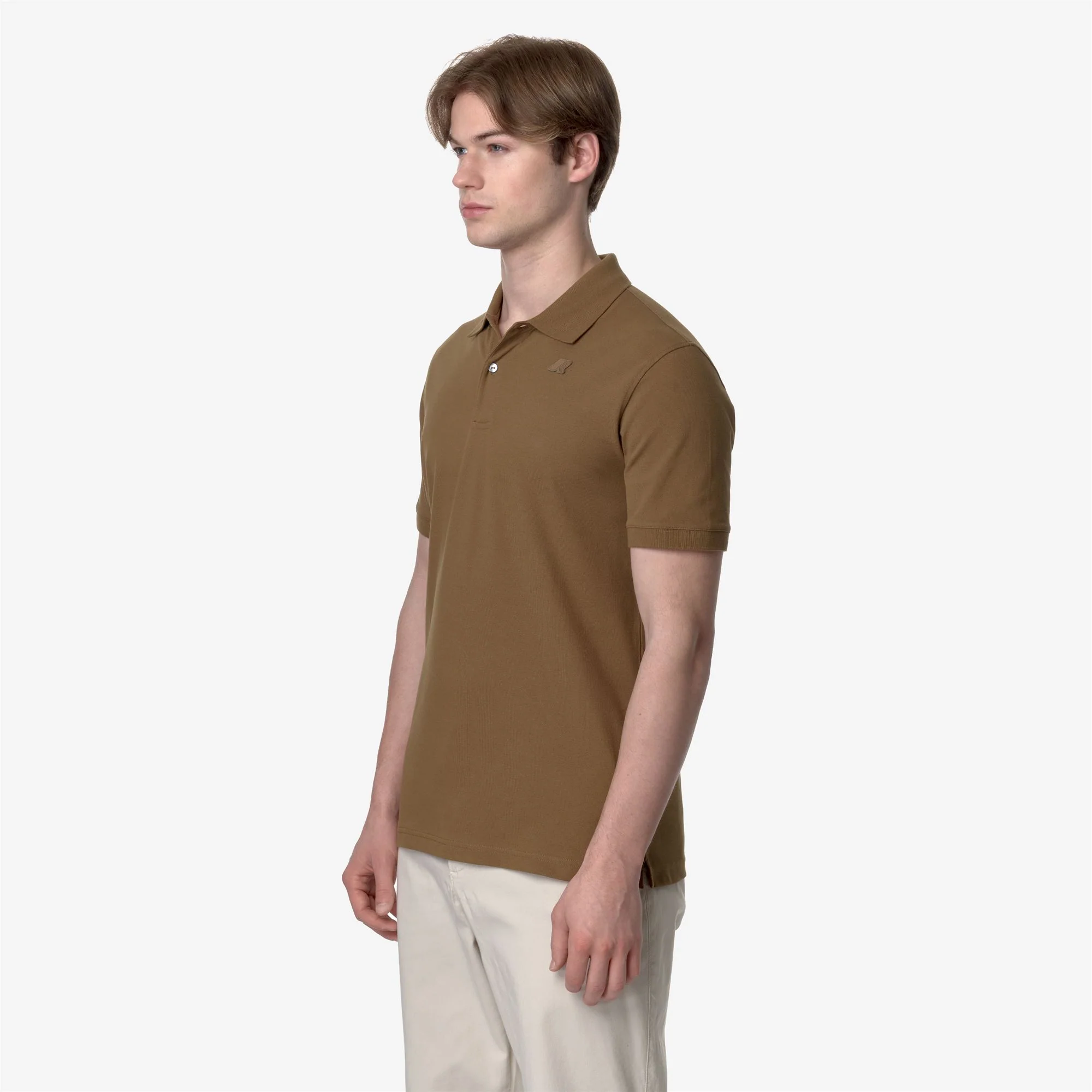 AMEDEE PIQUE SLIM - Polo Shirts - Polo - Man - BROWN CORDA - Image 4