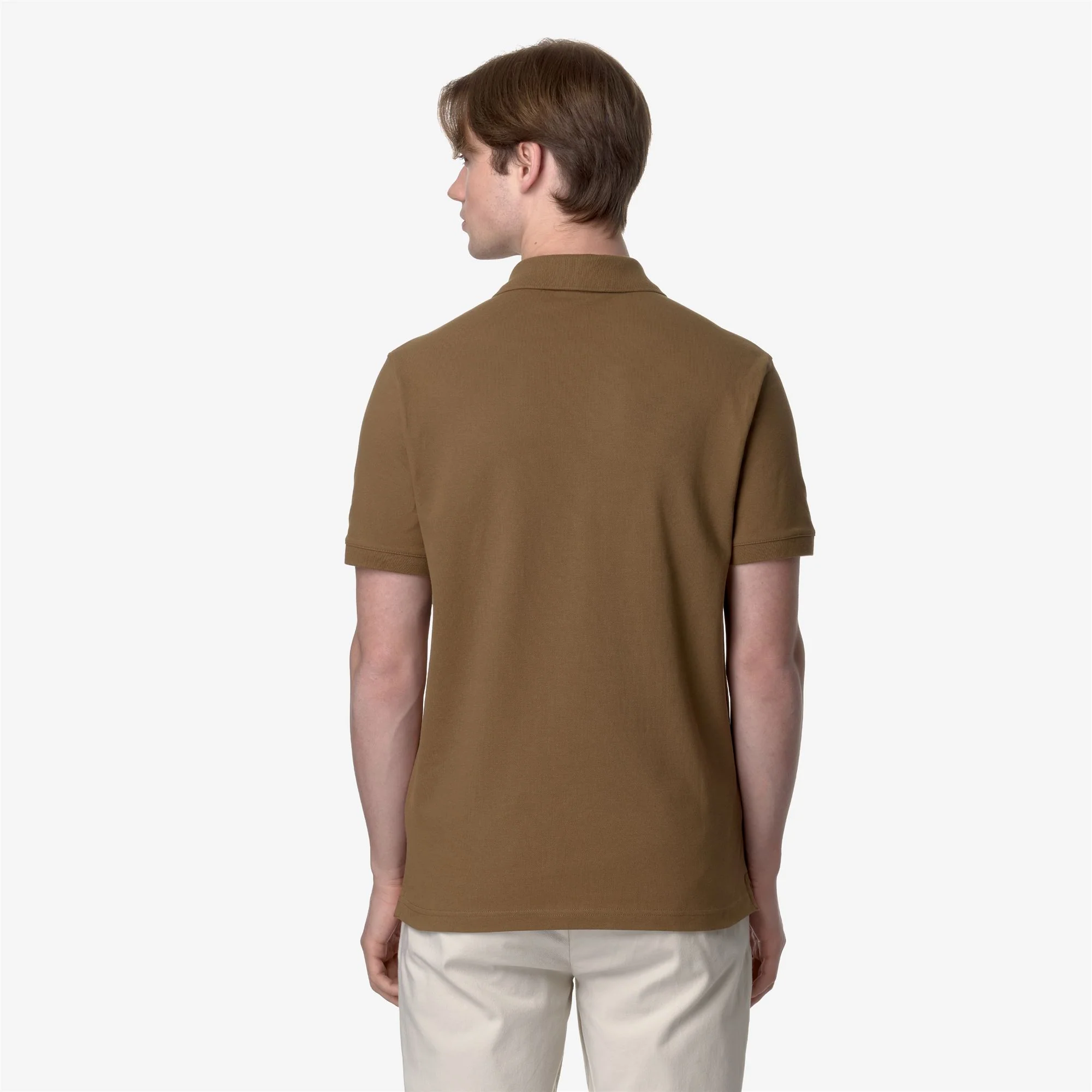 AMEDEE PIQUE SLIM - Polo Shirts - Polo - Man - BROWN CORDA - Image 5
