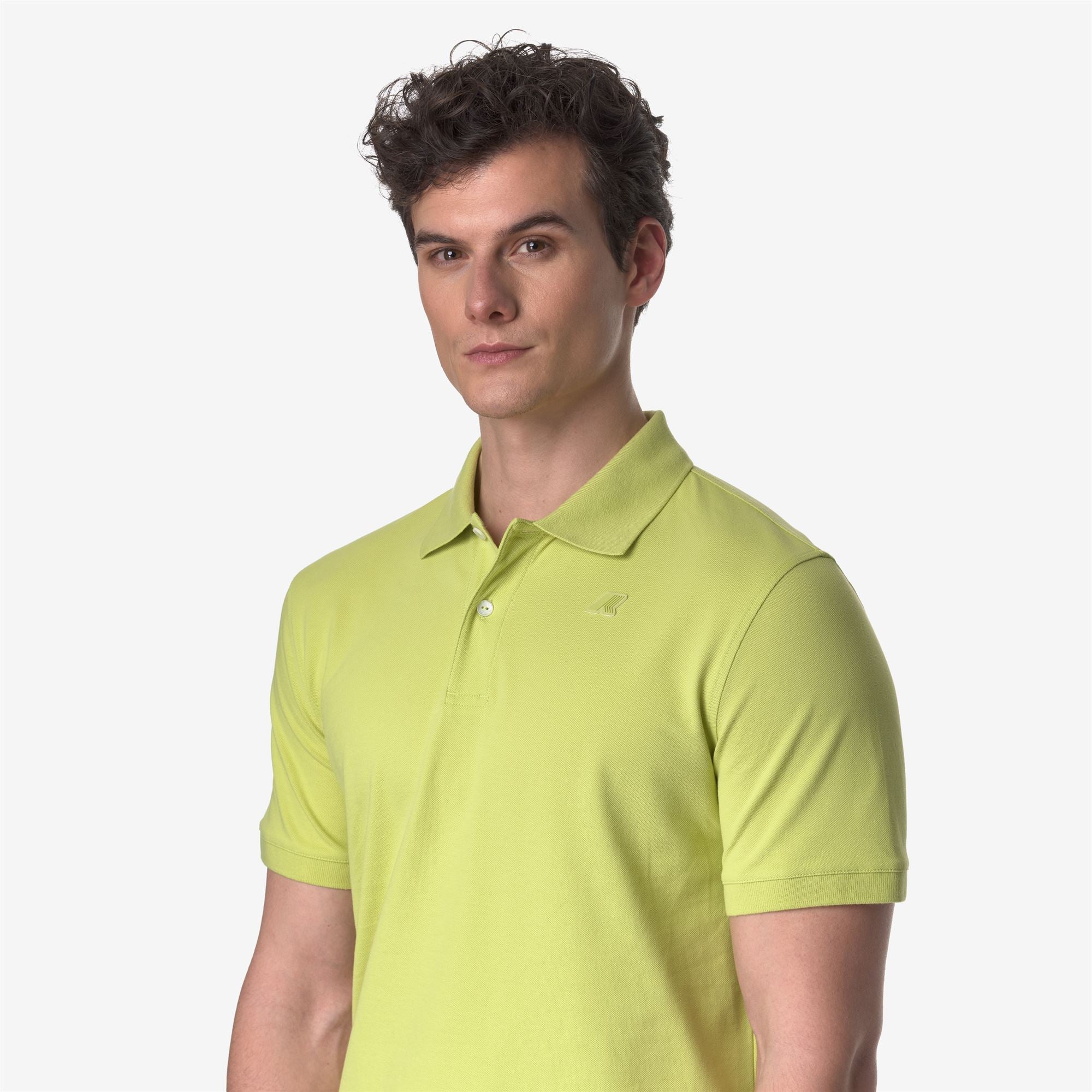 AMEDEE PIQUE SLIM - Polo Shirts - Polo - Man - GREEN CELERY - Image 2