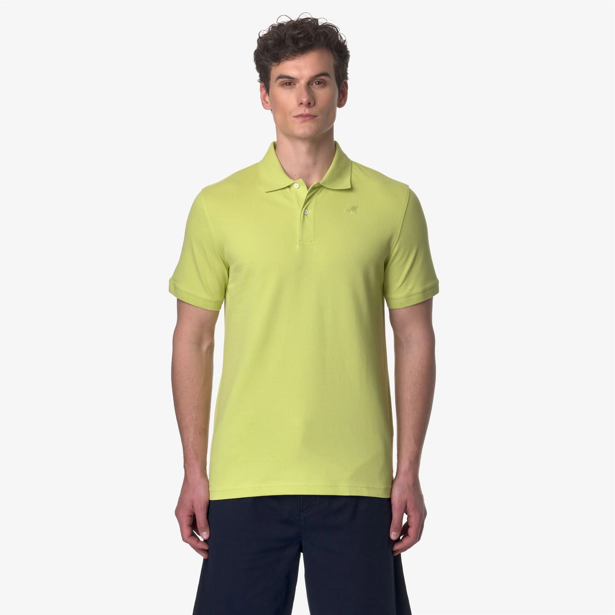 AMEDEE PIQUE SLIM - Polo Shirts - Polo - Man - GREEN CELERY - Image 3